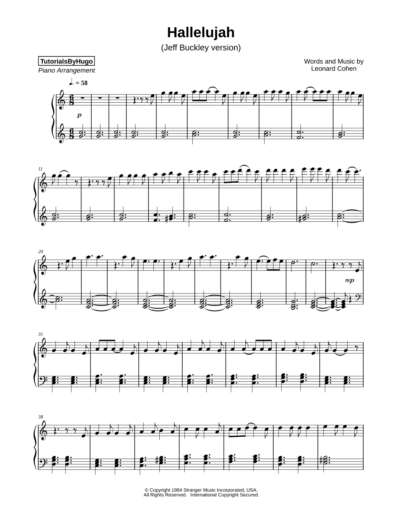 Hallelujah (Jeff Buckley)