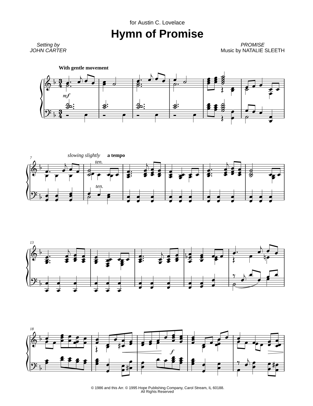 Hymn of Promise