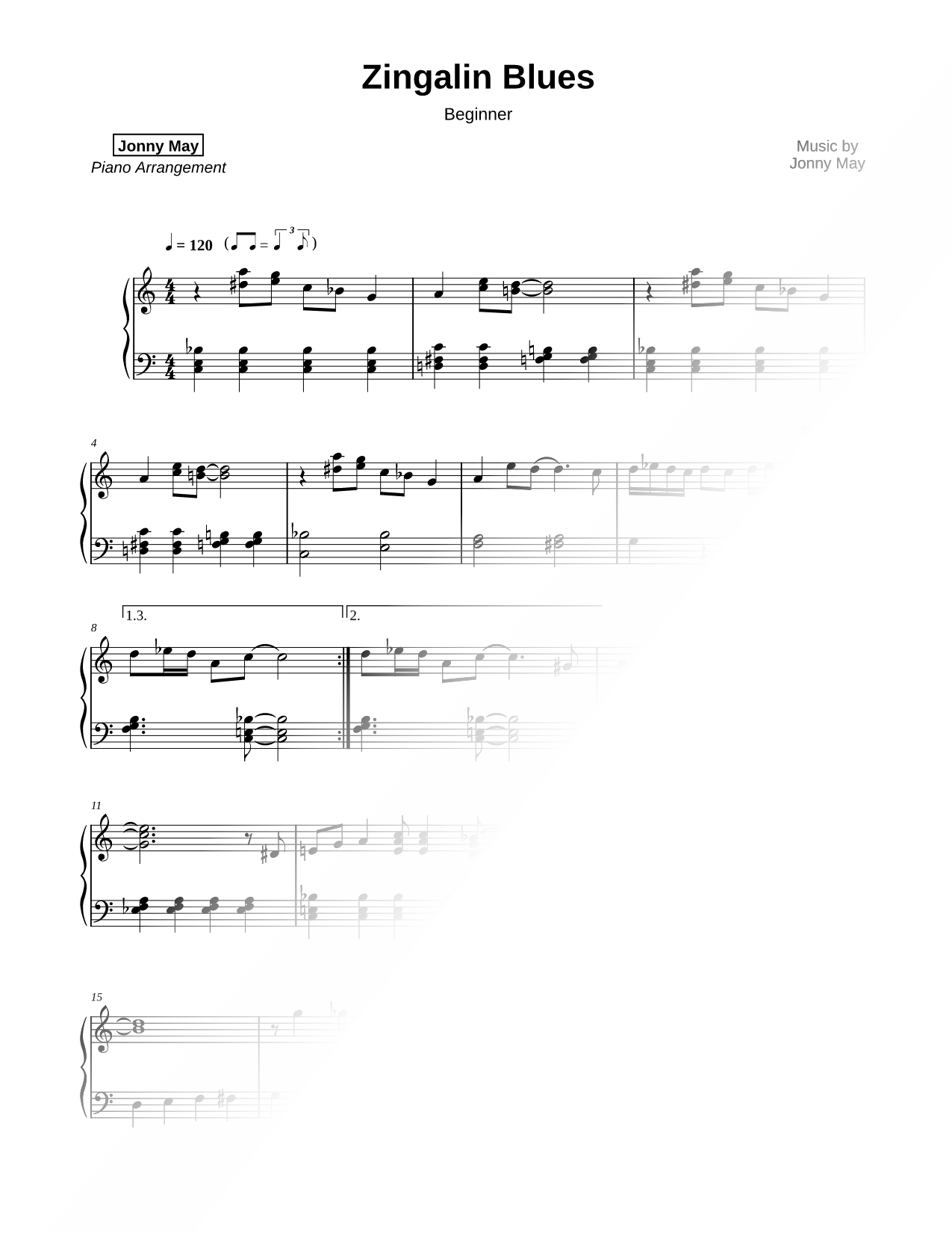 Zingalin Blues [Beginner]