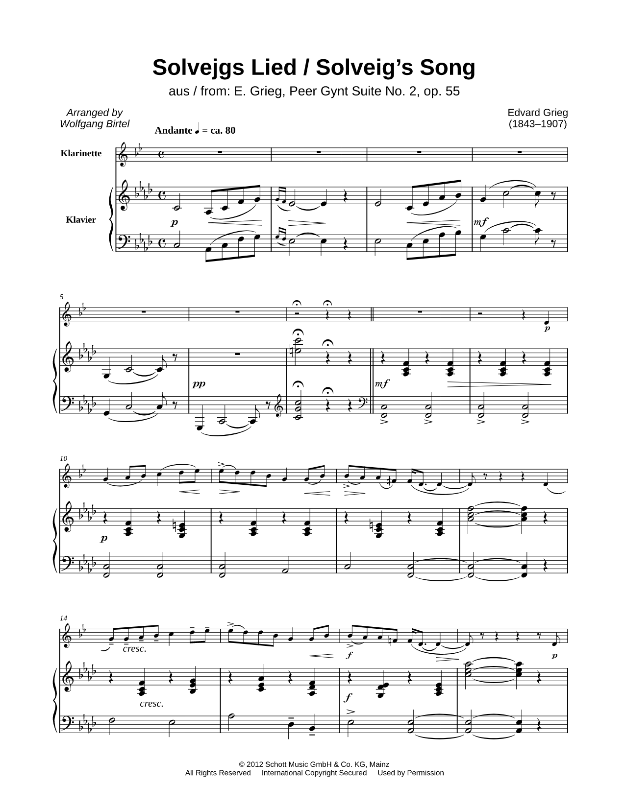 Solveigs Song