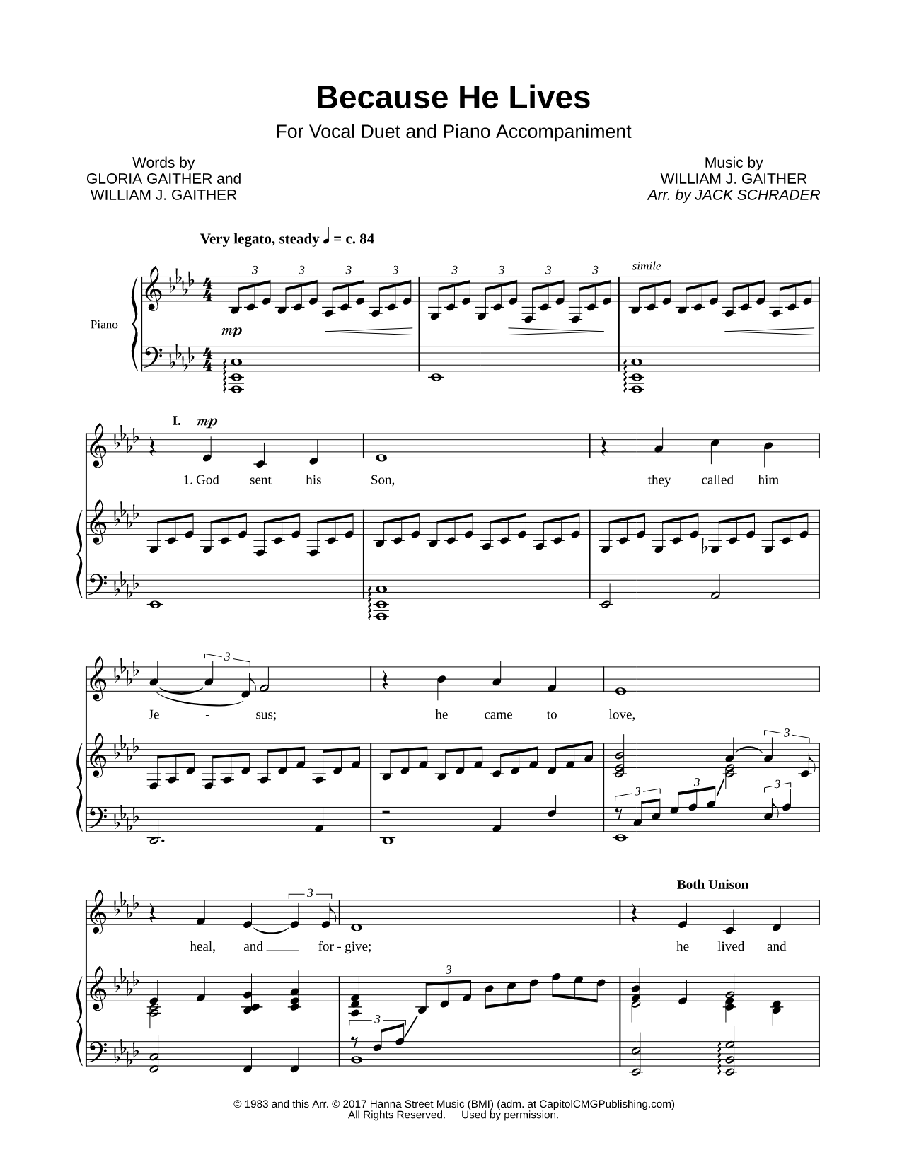 Because He Lives [Duet]
