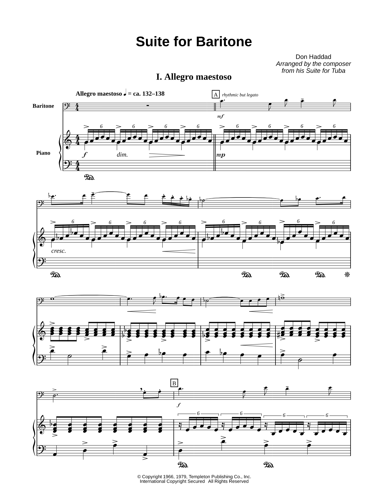 Suite for Baritone