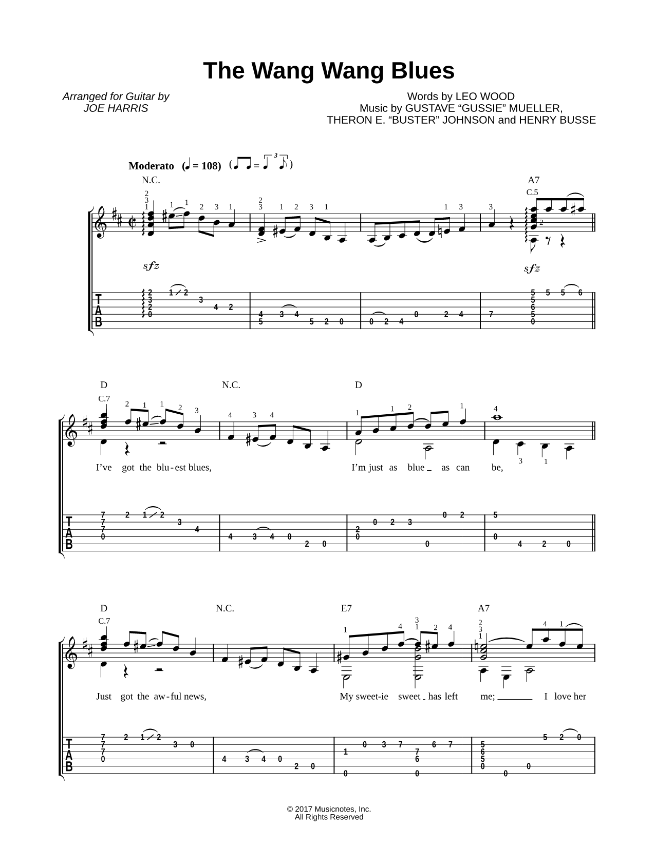 The Wang Wang Blues