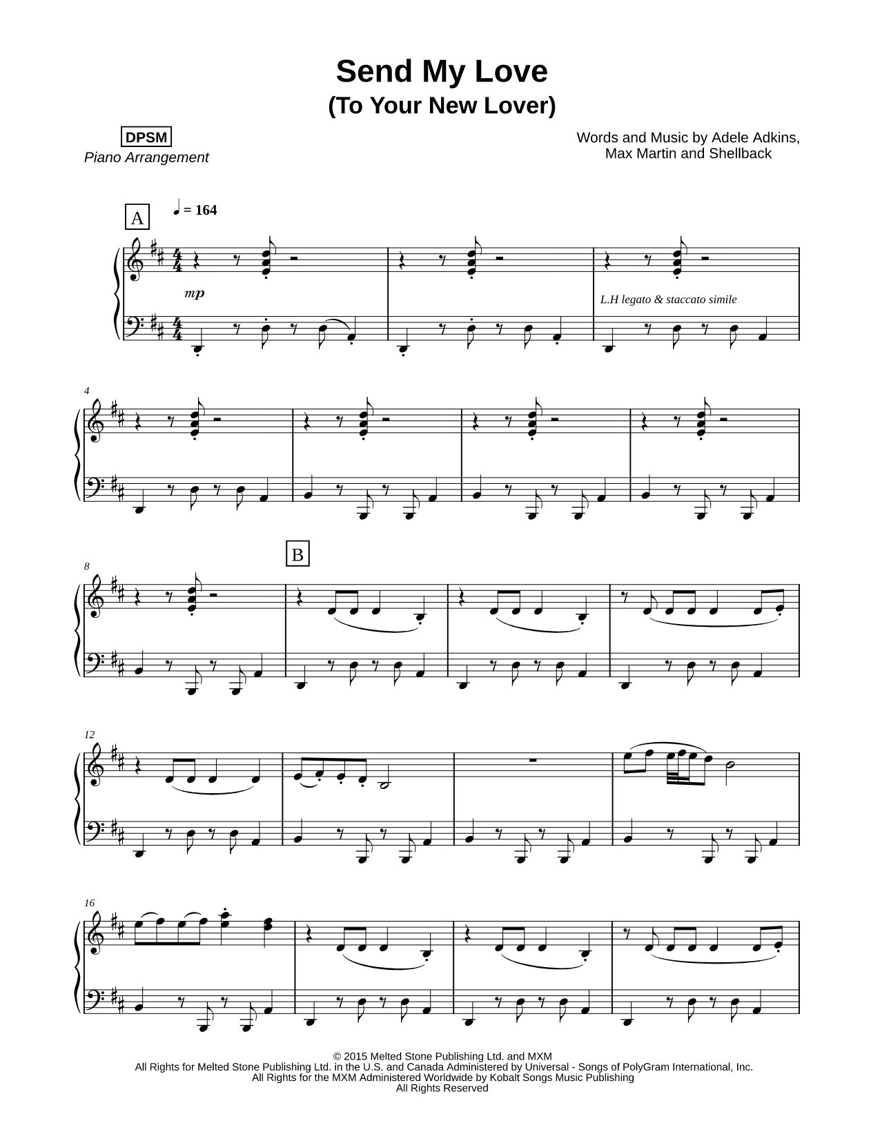 Send My Love (To Your New Lover)