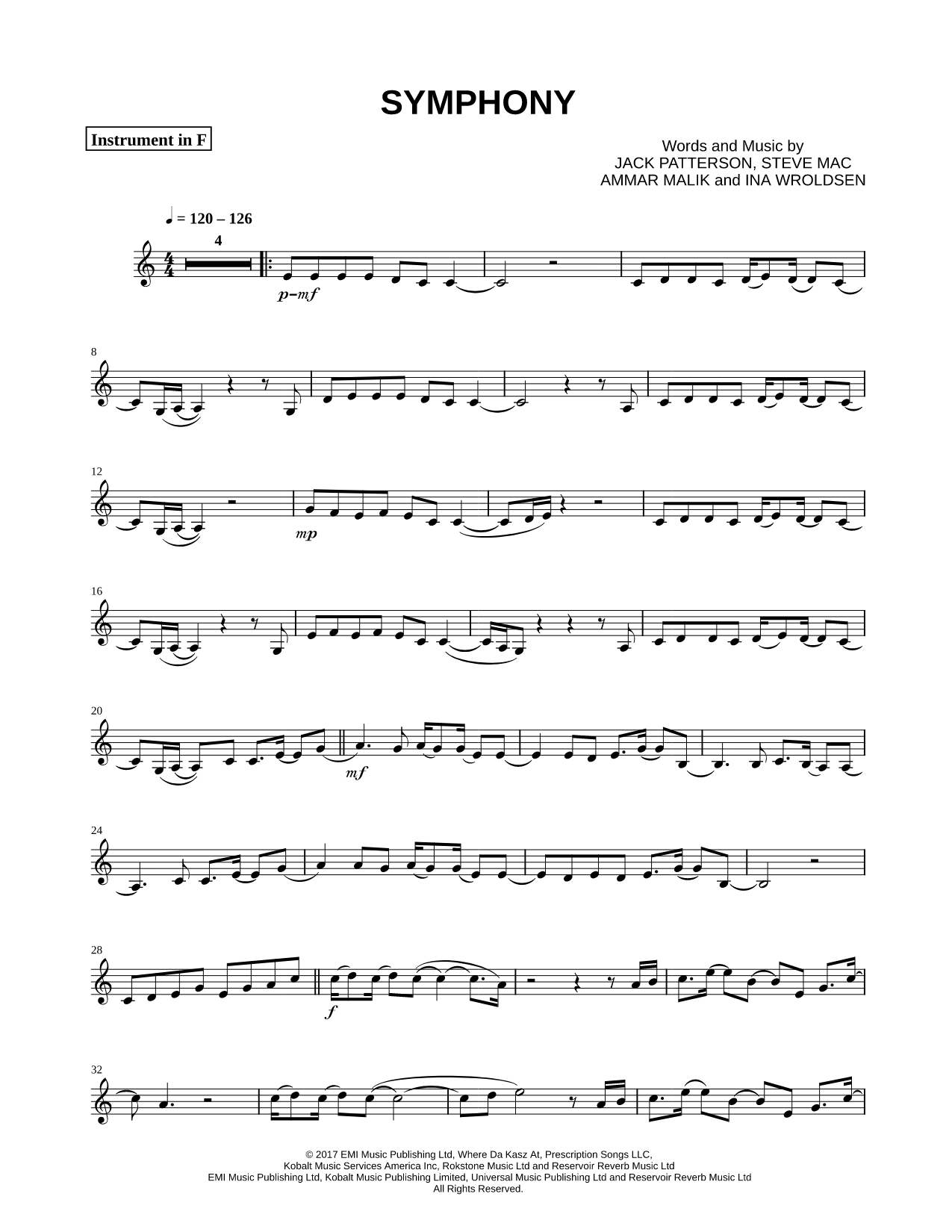 Symphony - F Instrument
