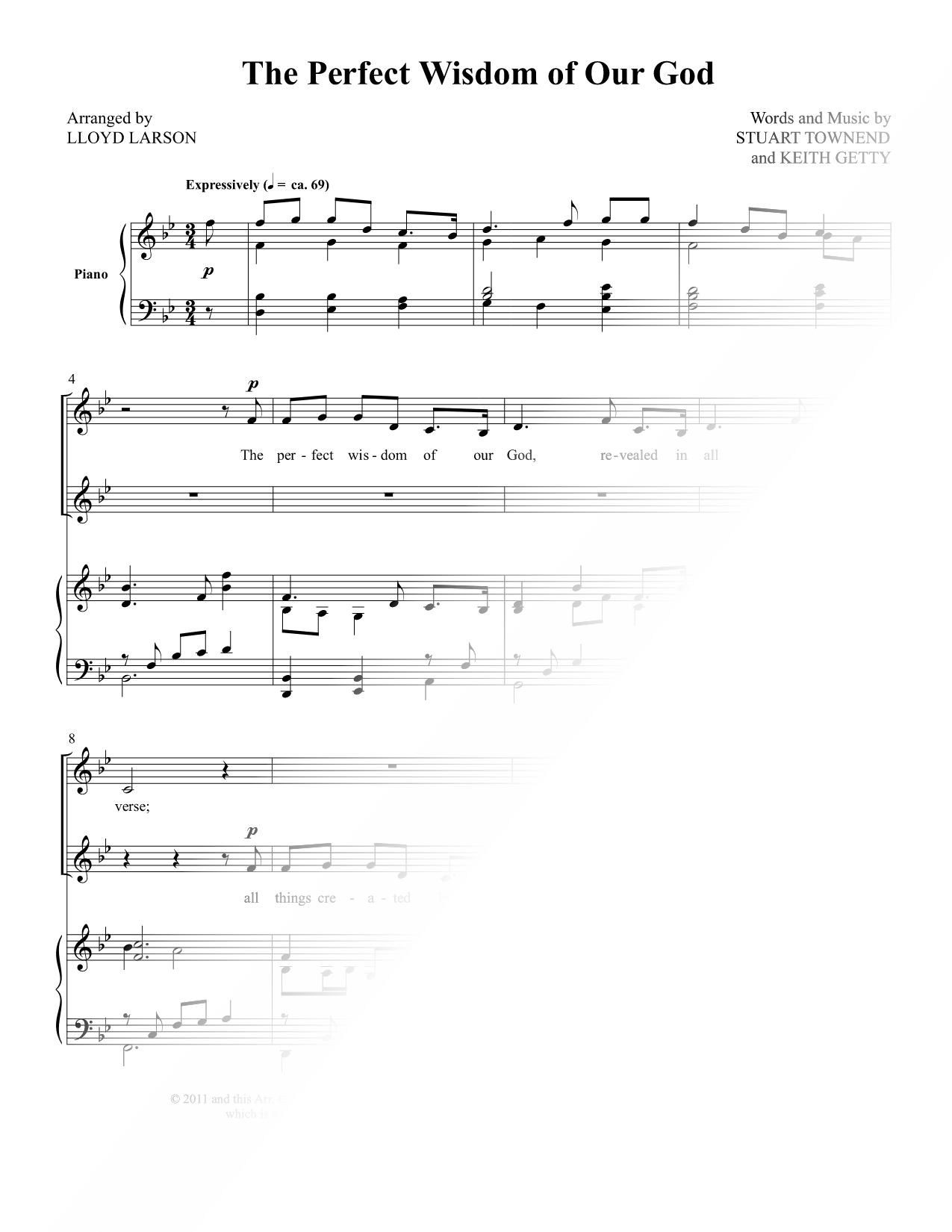 The Perfect Wisdom of Our God [Vocal Duet]