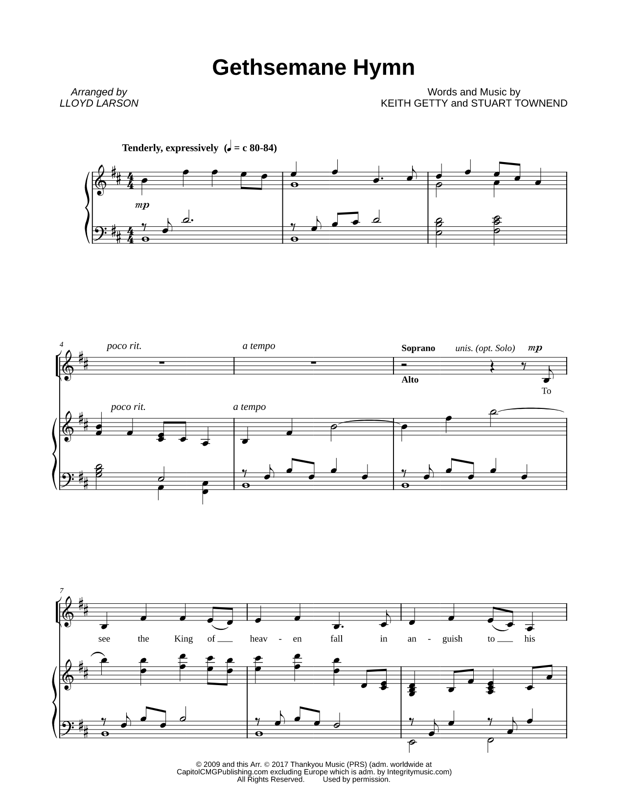 Gethsemane Hymn
