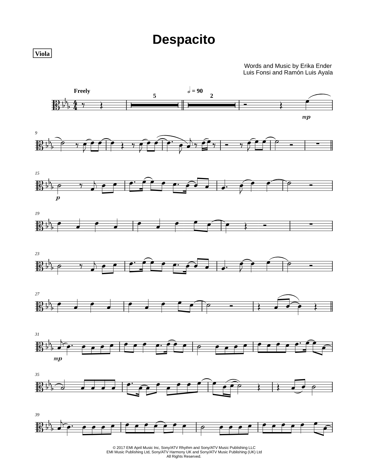 Despacito - Viola