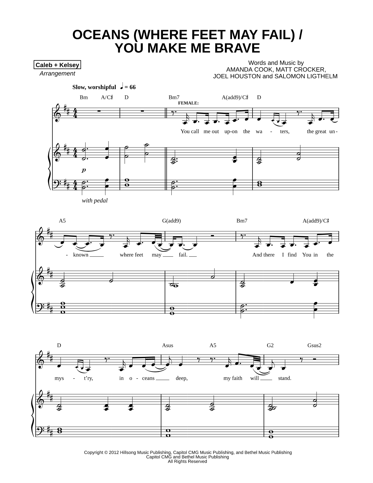 Worship Medley: Oceans (Where Feet May Fail) / You Make Me Brave
