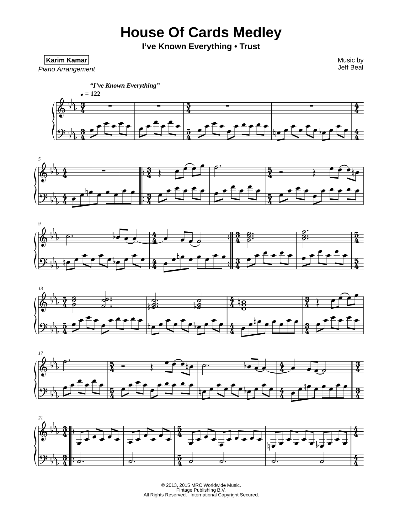 House of Cards Medley