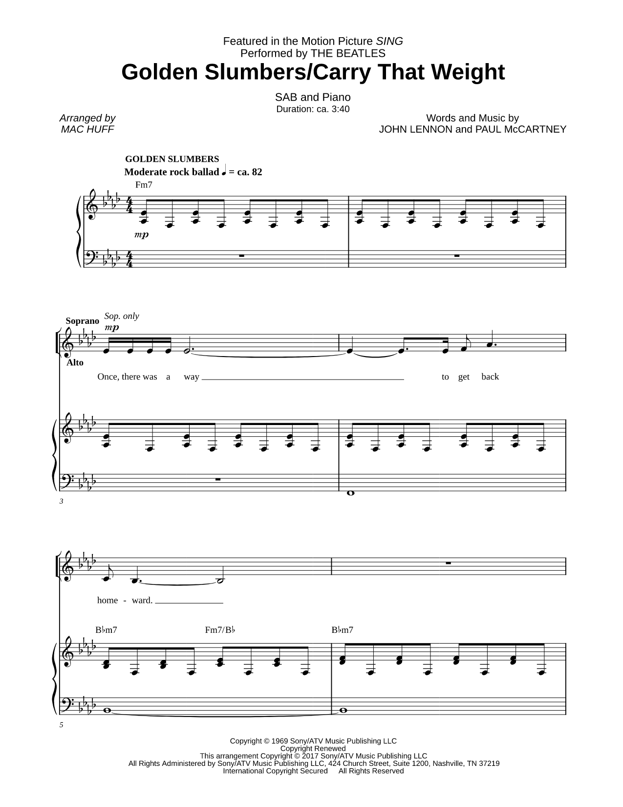 Golden Slumbers / Carry That Weight