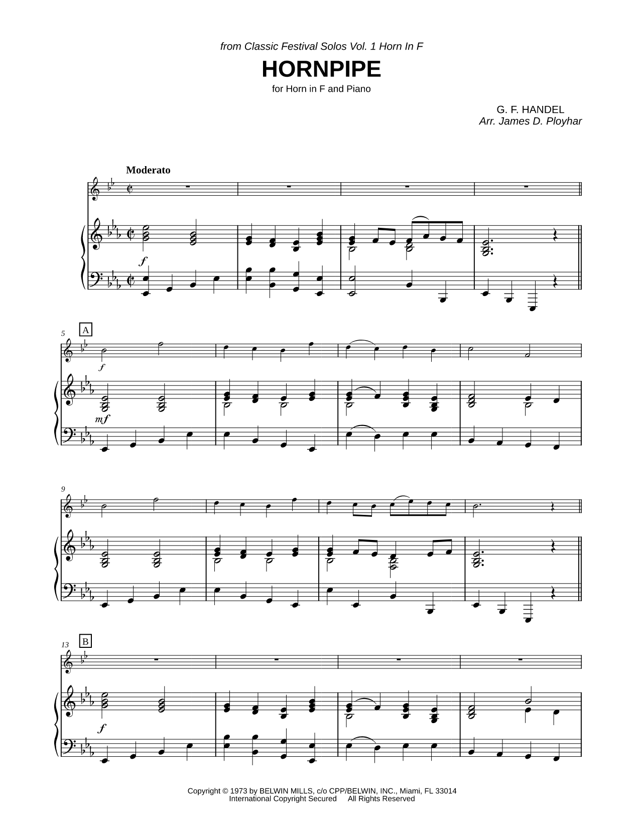 Hornpipe - French Horn & Piano