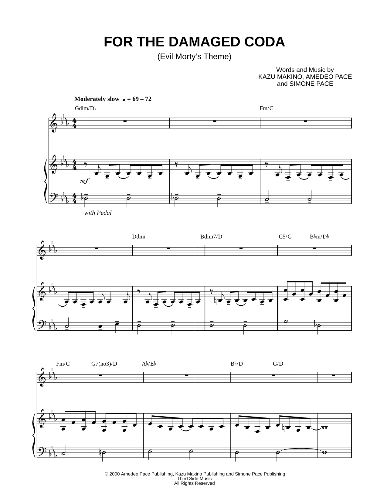 For the Damaged Coda (Evil Morty's Theme)