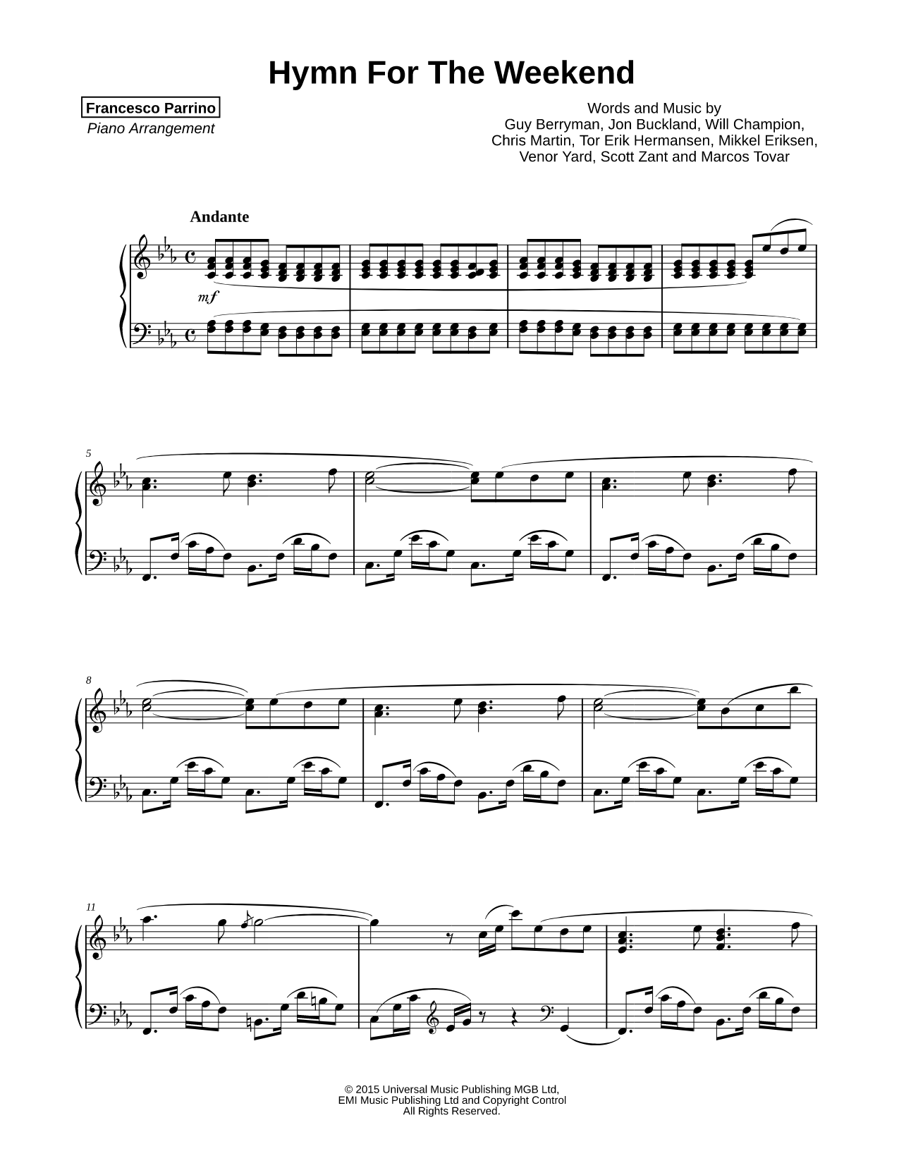 Hymn for the Weekend