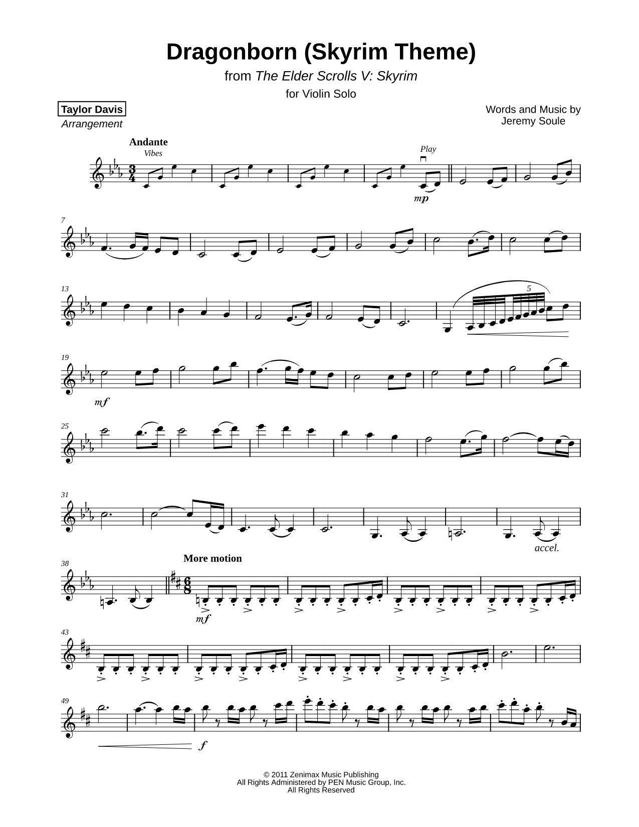 Dragonborn (Skyrim Main Theme)