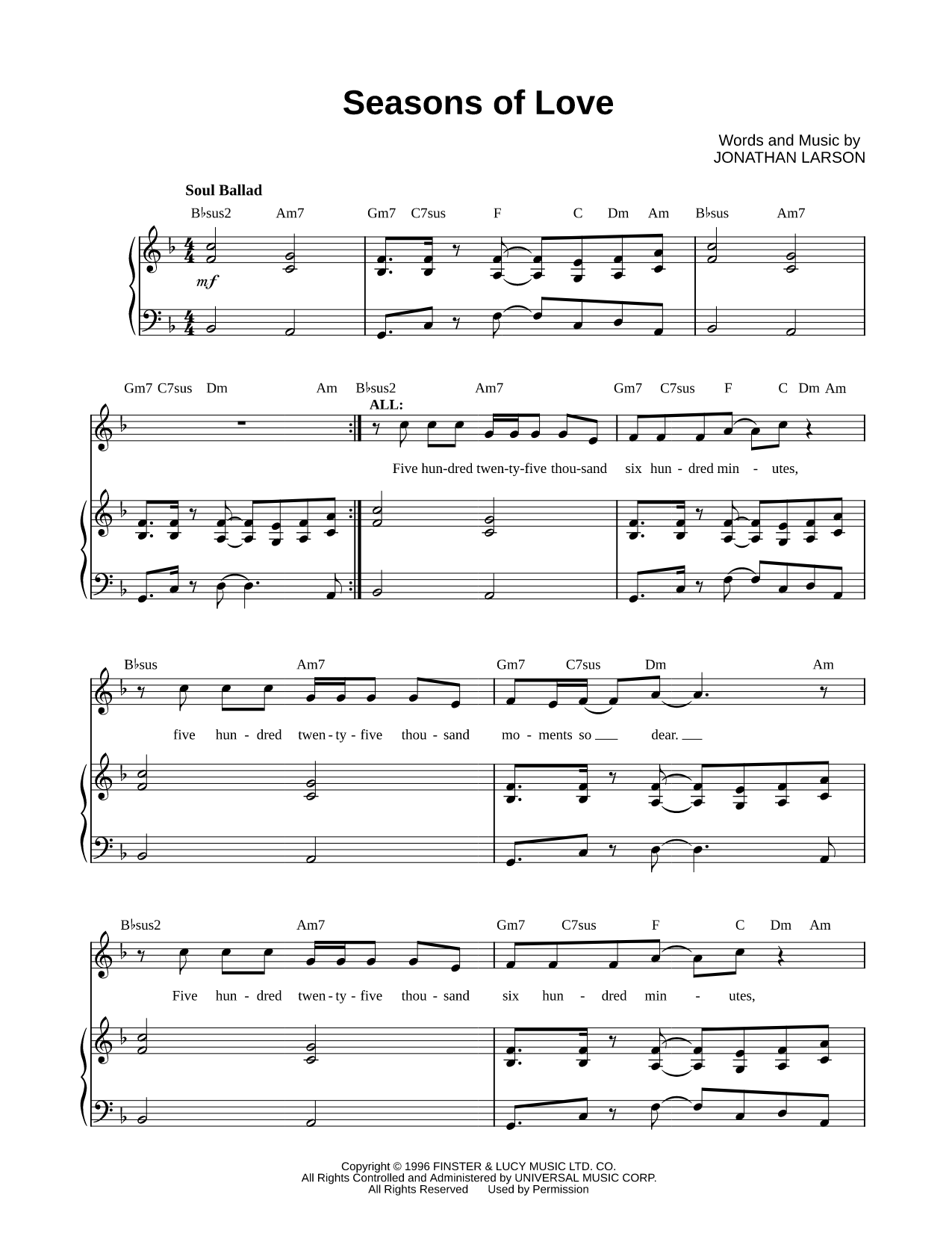 Seasons of Love