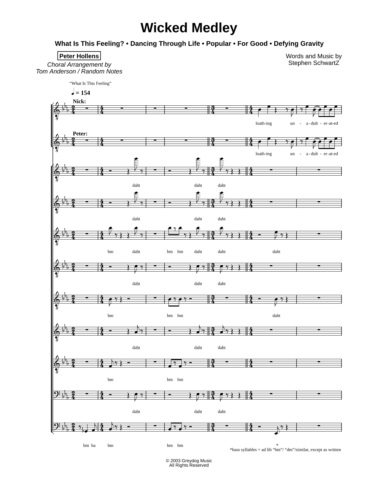 Wicked Medley