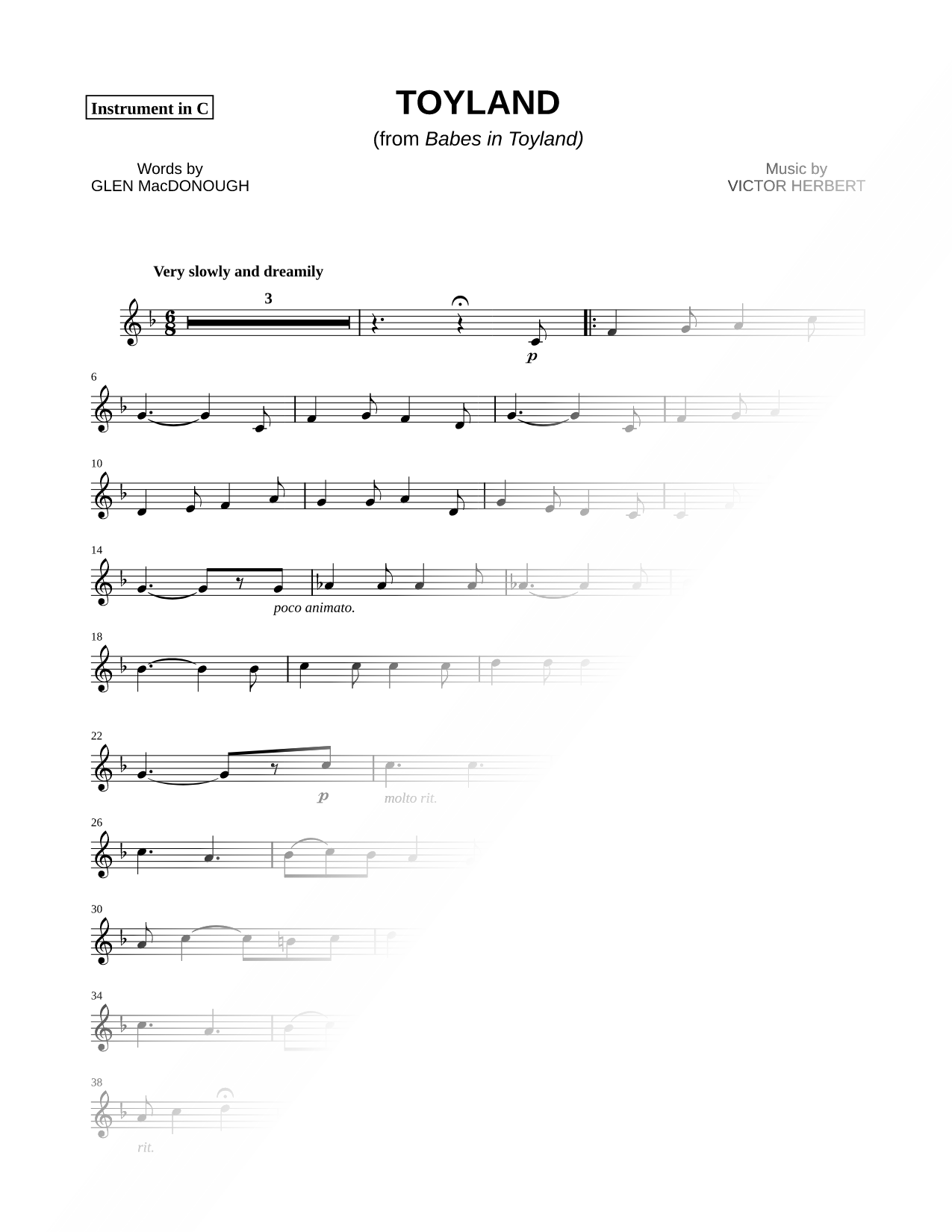 Toyland - C Instrument