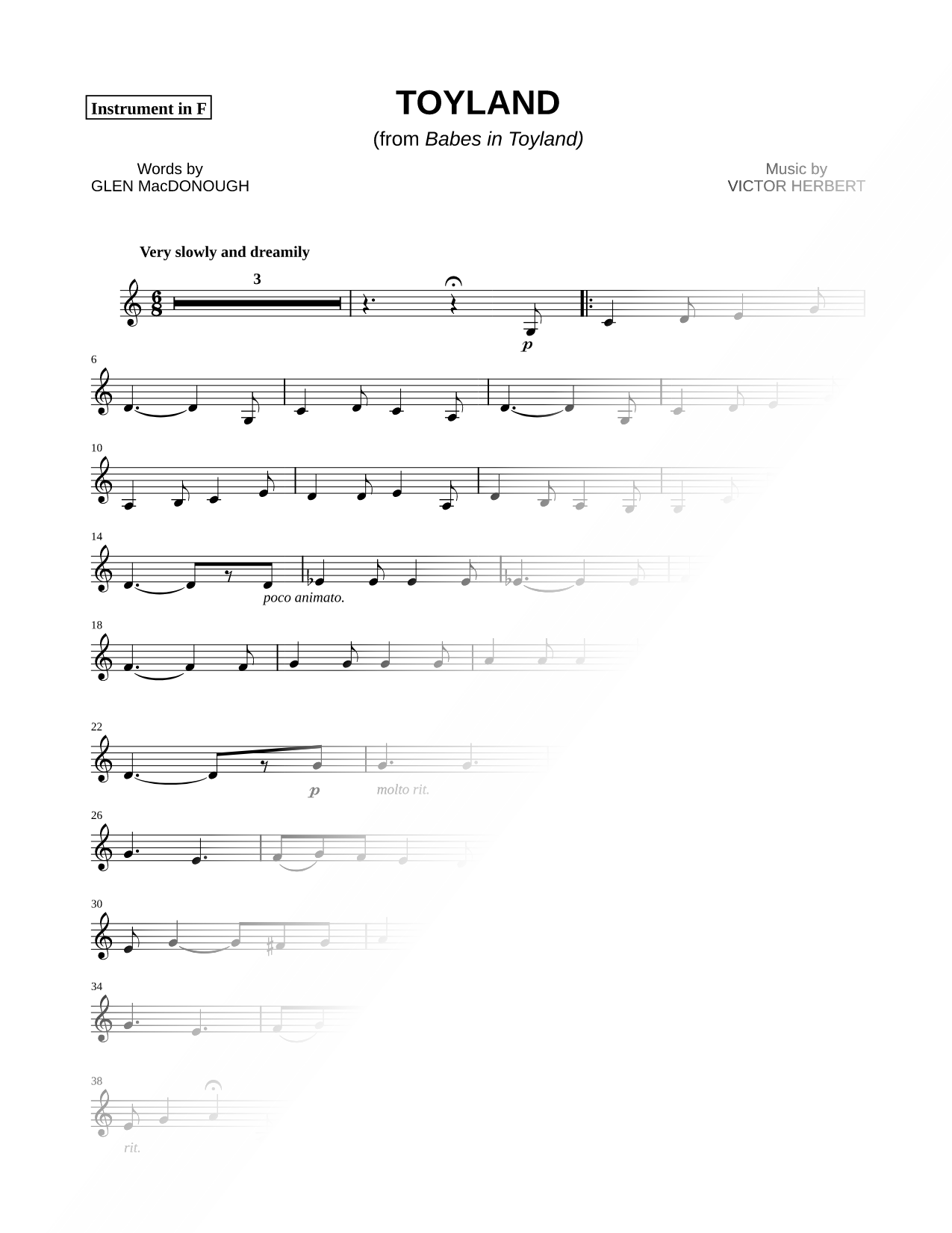 Toyland - F Instrument