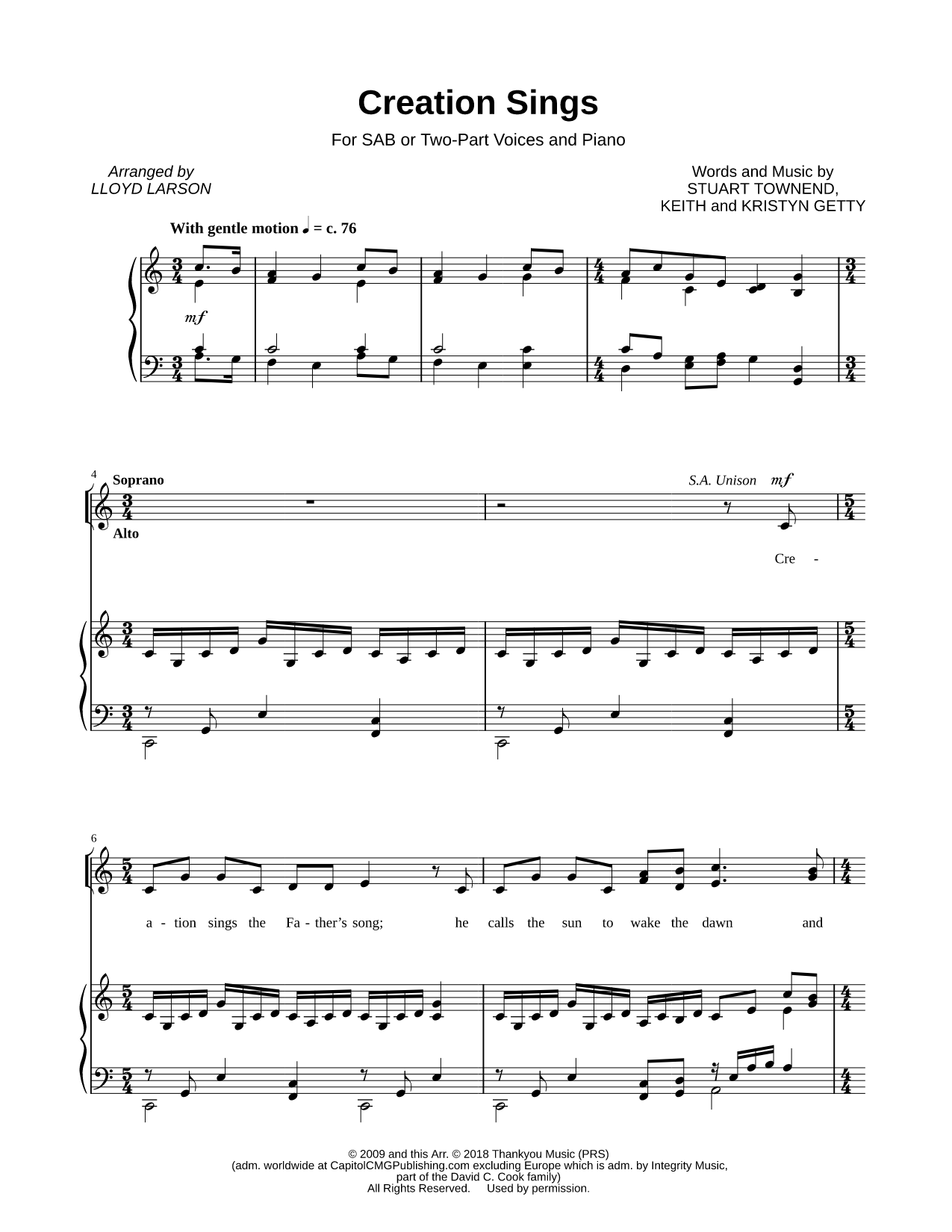 Creation Sings