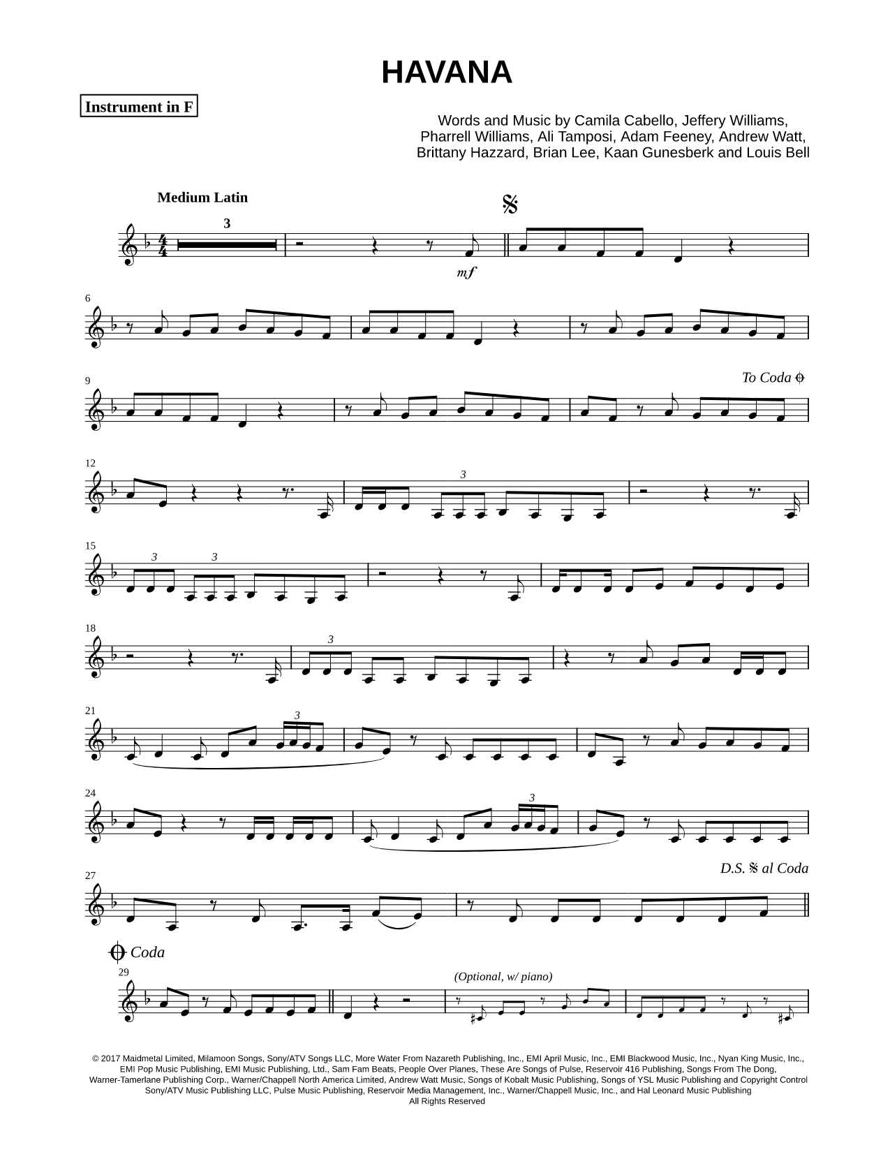 Havana - F Instrument