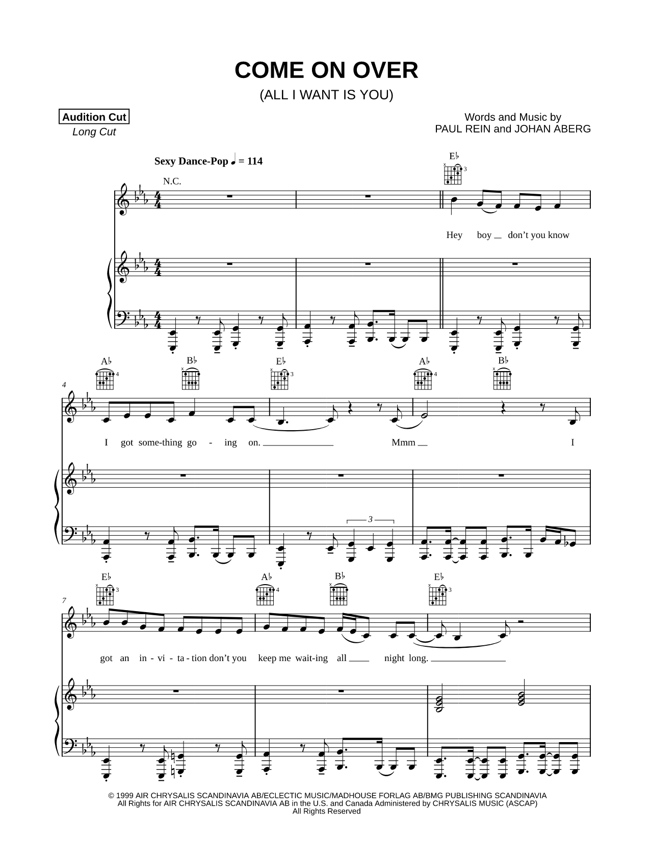 Come On Over (All I Want Is You)