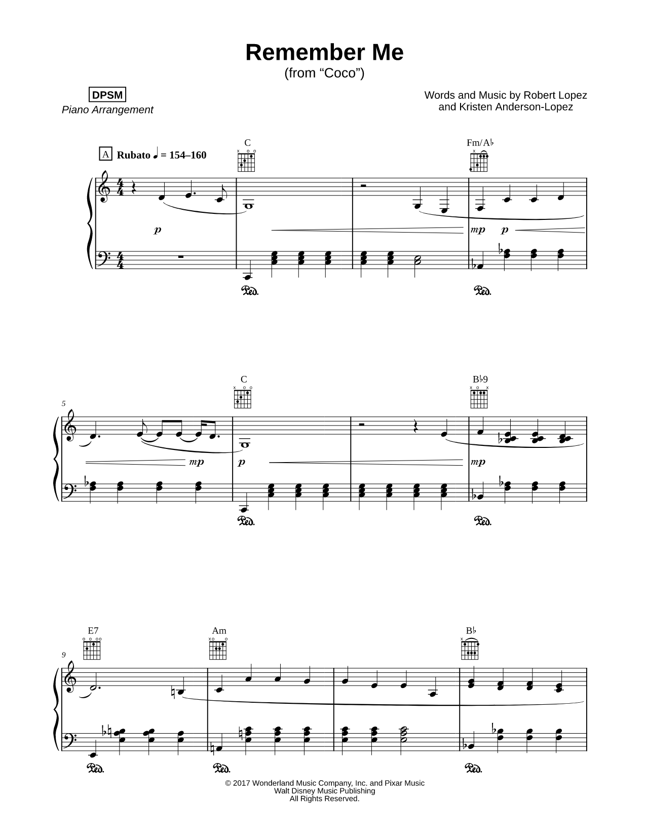 Remember Me (Lullaby)