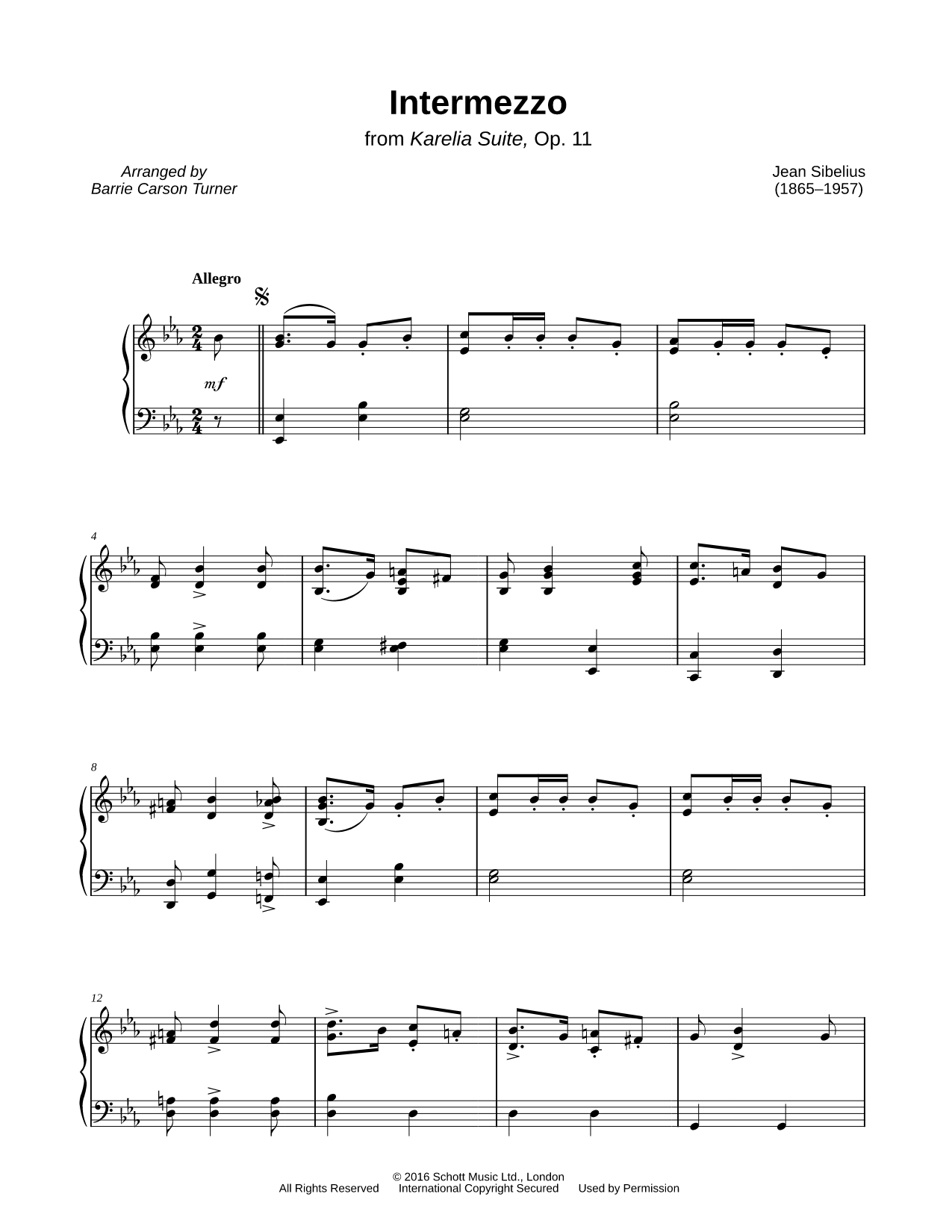 Karelia Suite, Op. 11: I. Intermezzo