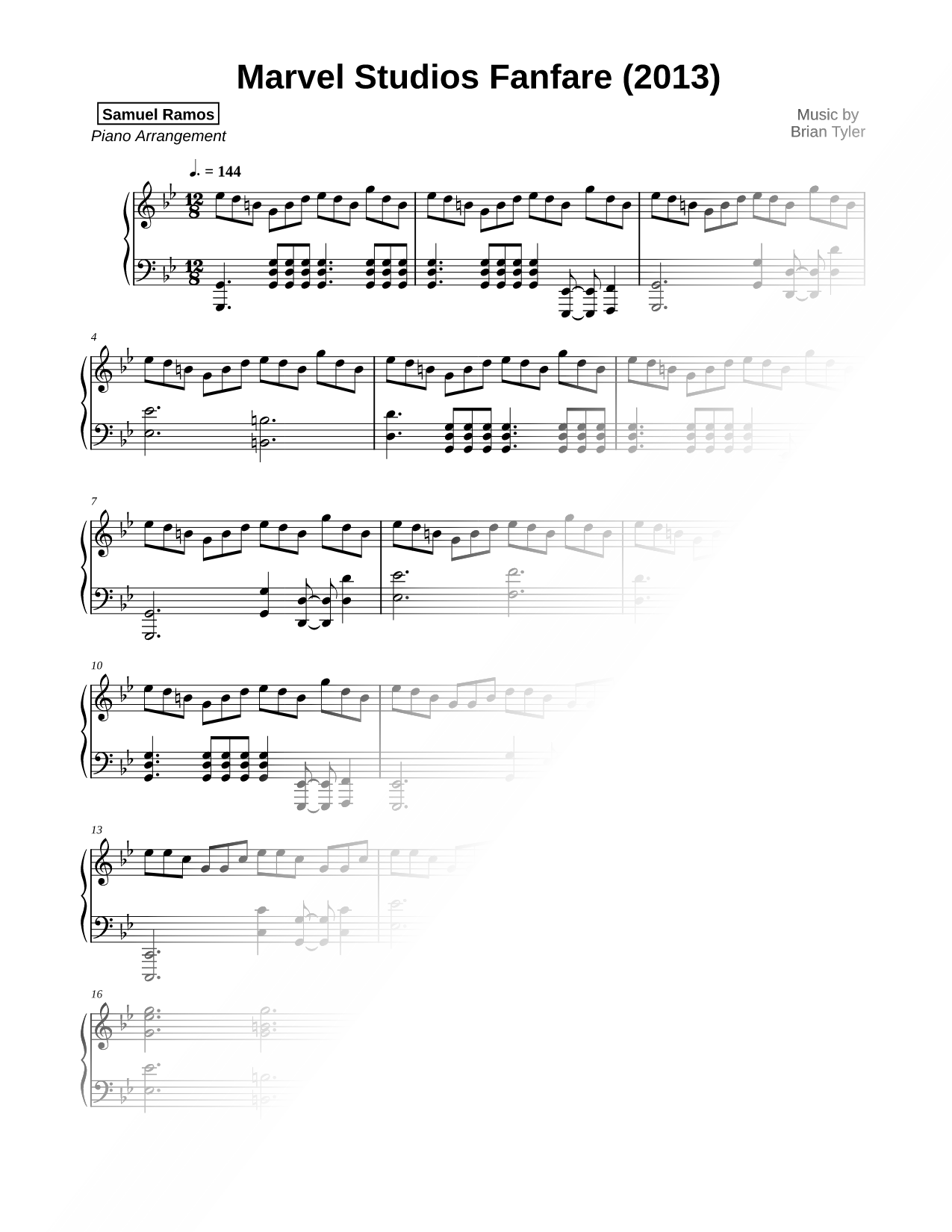 Marvel Studios Fanfare (2013)