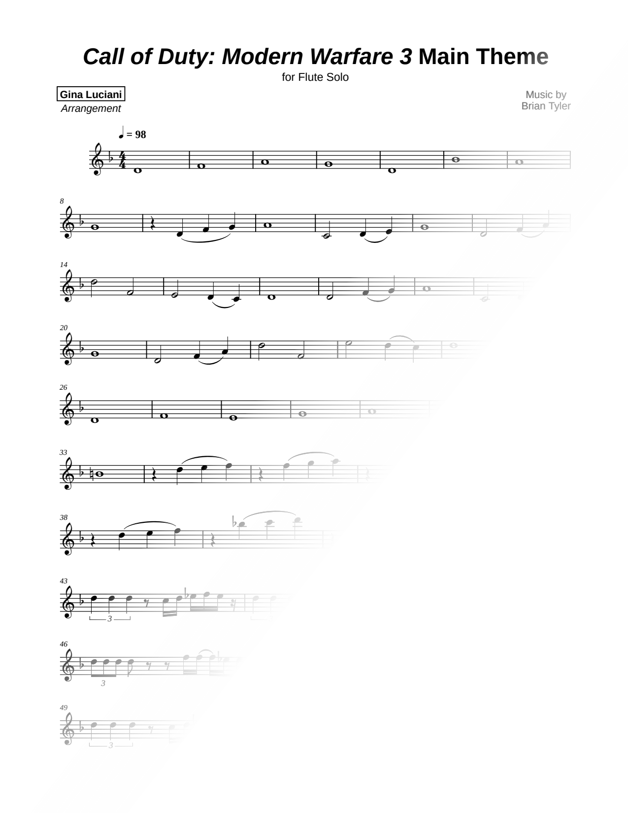 Call of Duty: Modern Warfare 3 Main Theme