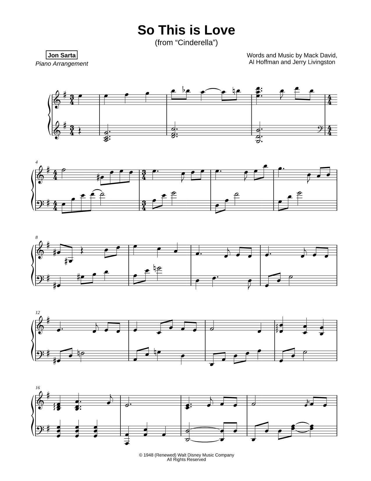 So This Is Love (The Cinderella Waltz)