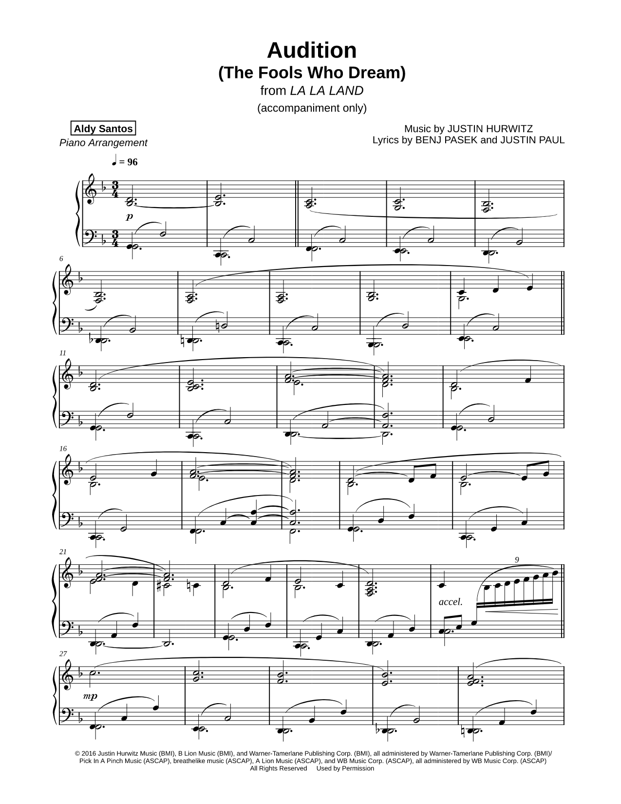 Audition (The Fools Who Dream)