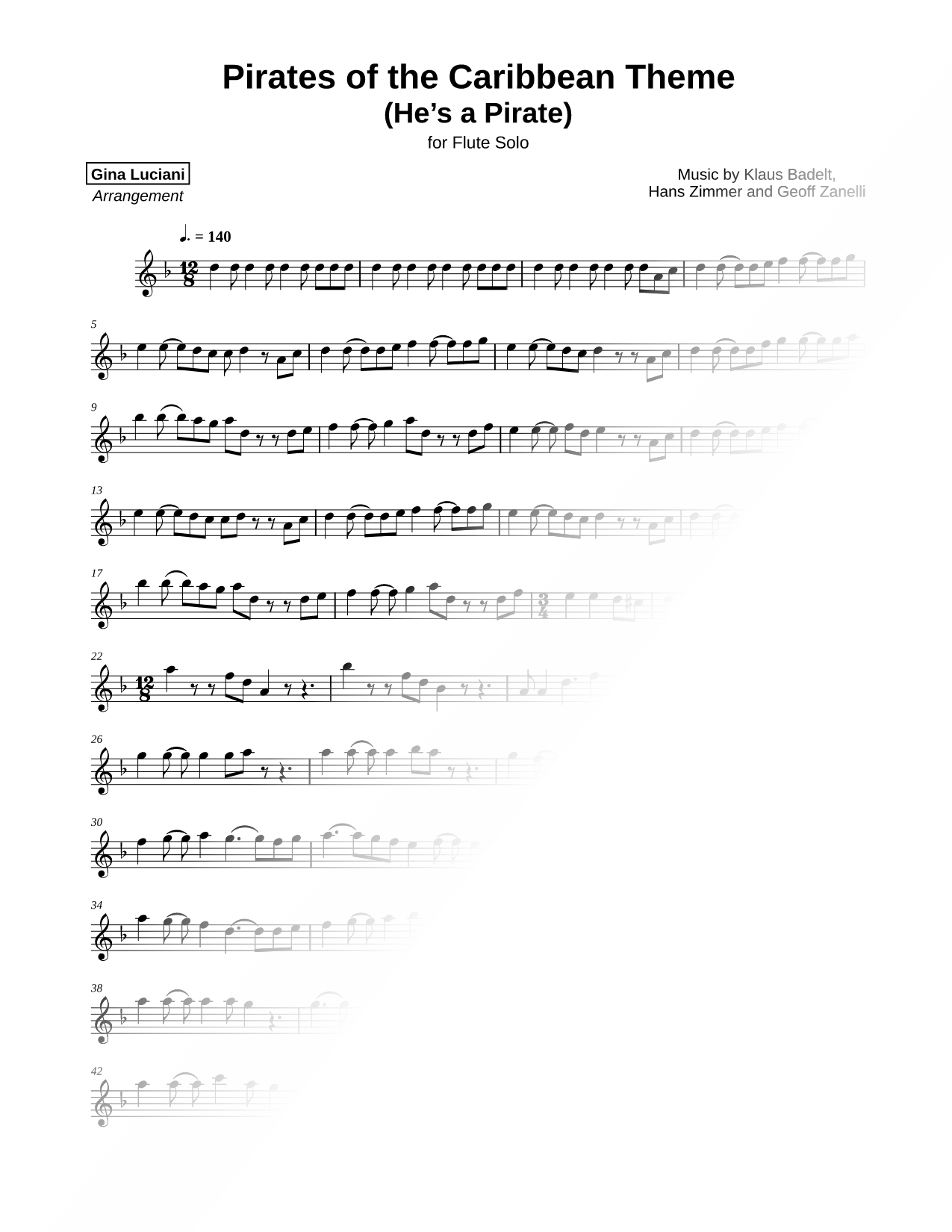 Pirates of the Caribbean Theme (He's a Pirate)