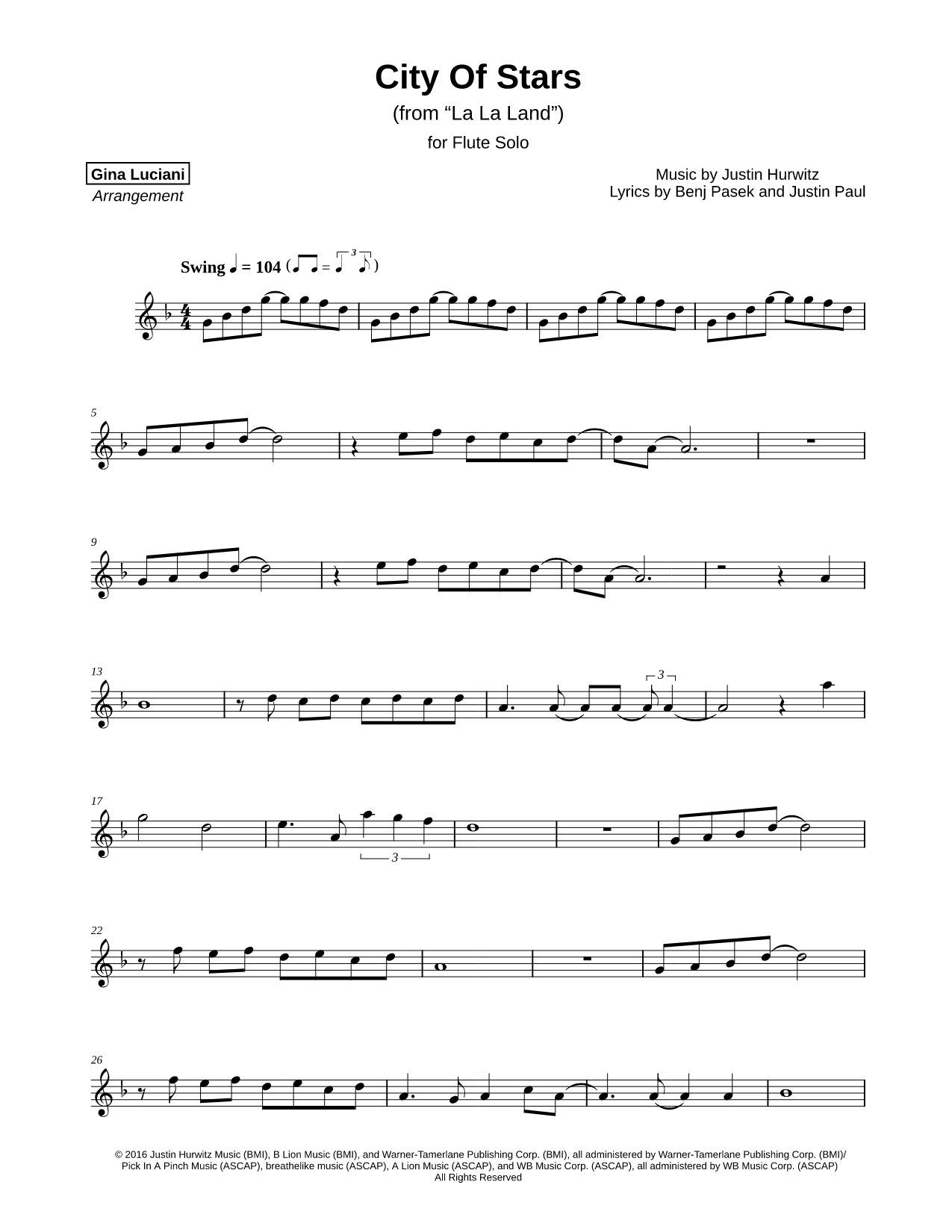 City of Stars (from La La Land)