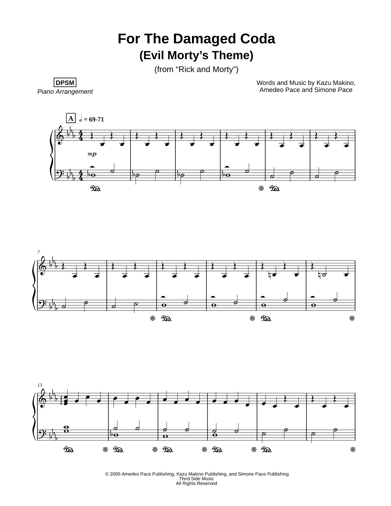 For the Damaged Coda (Evil Morty's Theme)