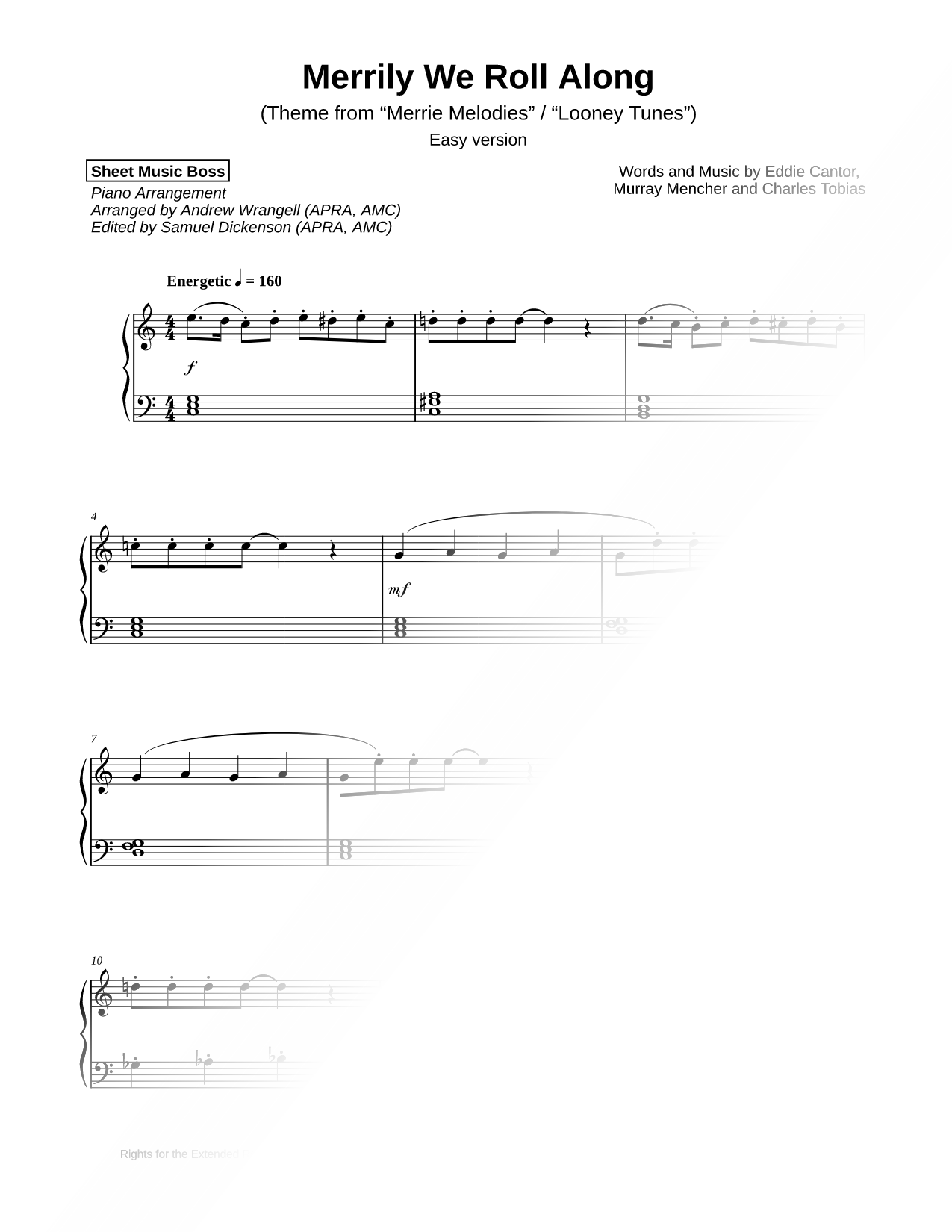 Merrily We Roll Along (Looney Tunes Theme)