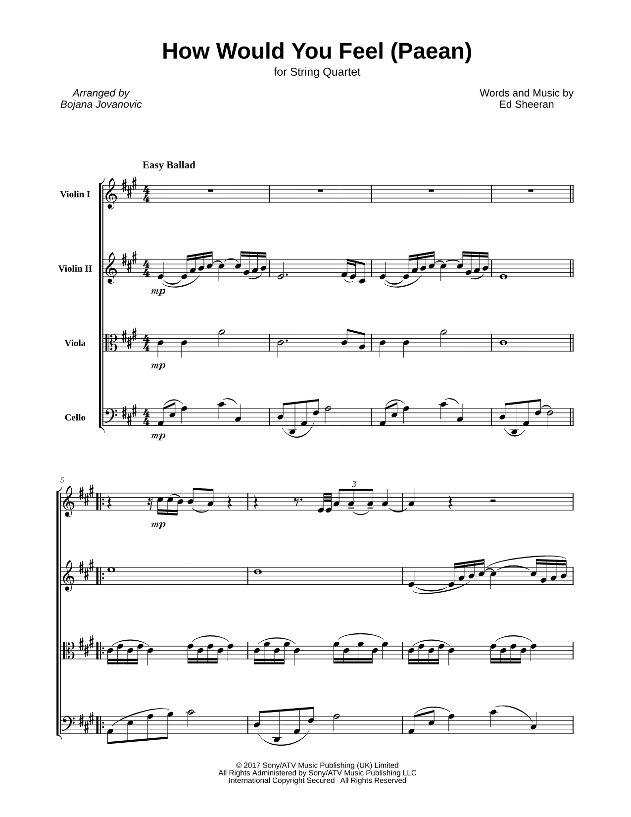 How Would You Feel (Paean)