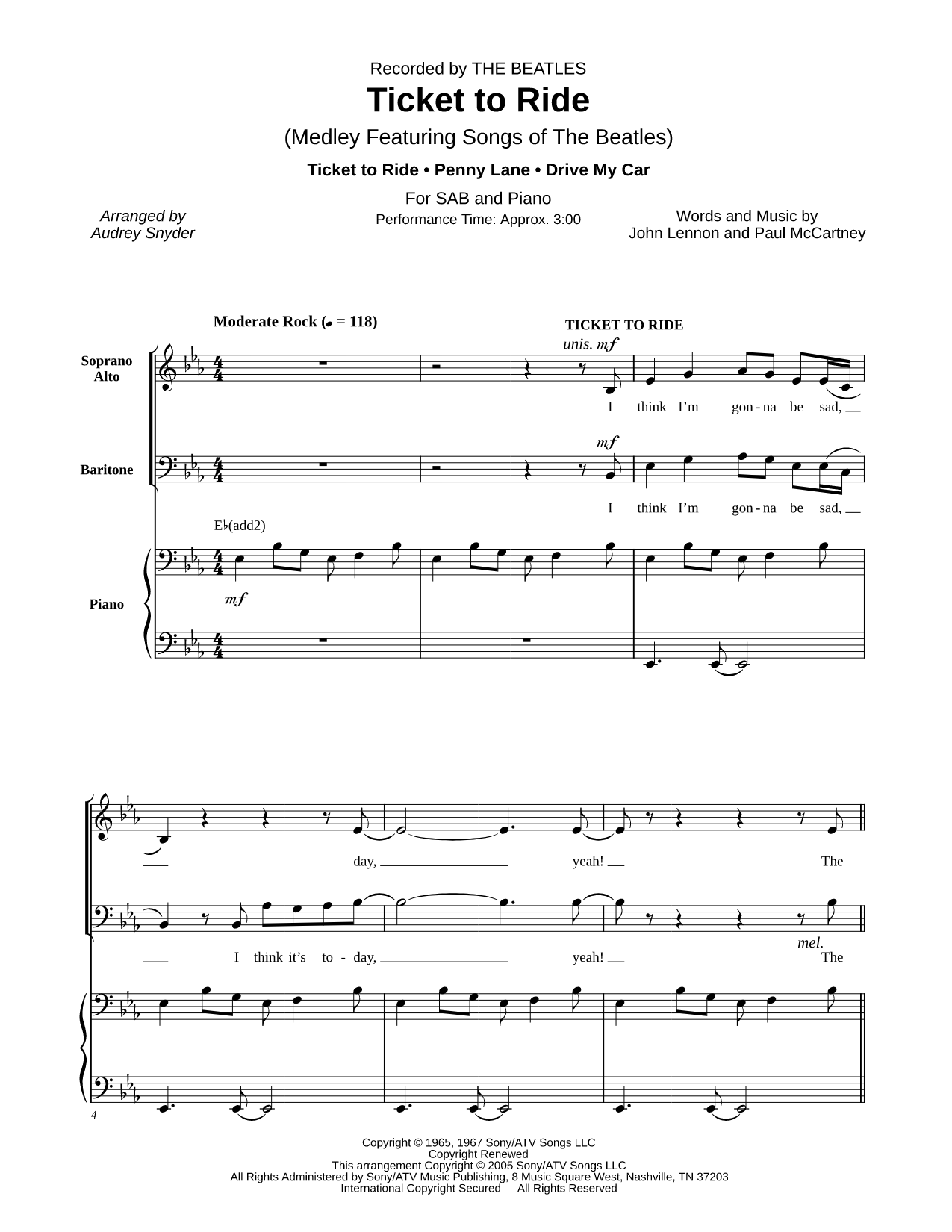 Ticket to Ride Medley