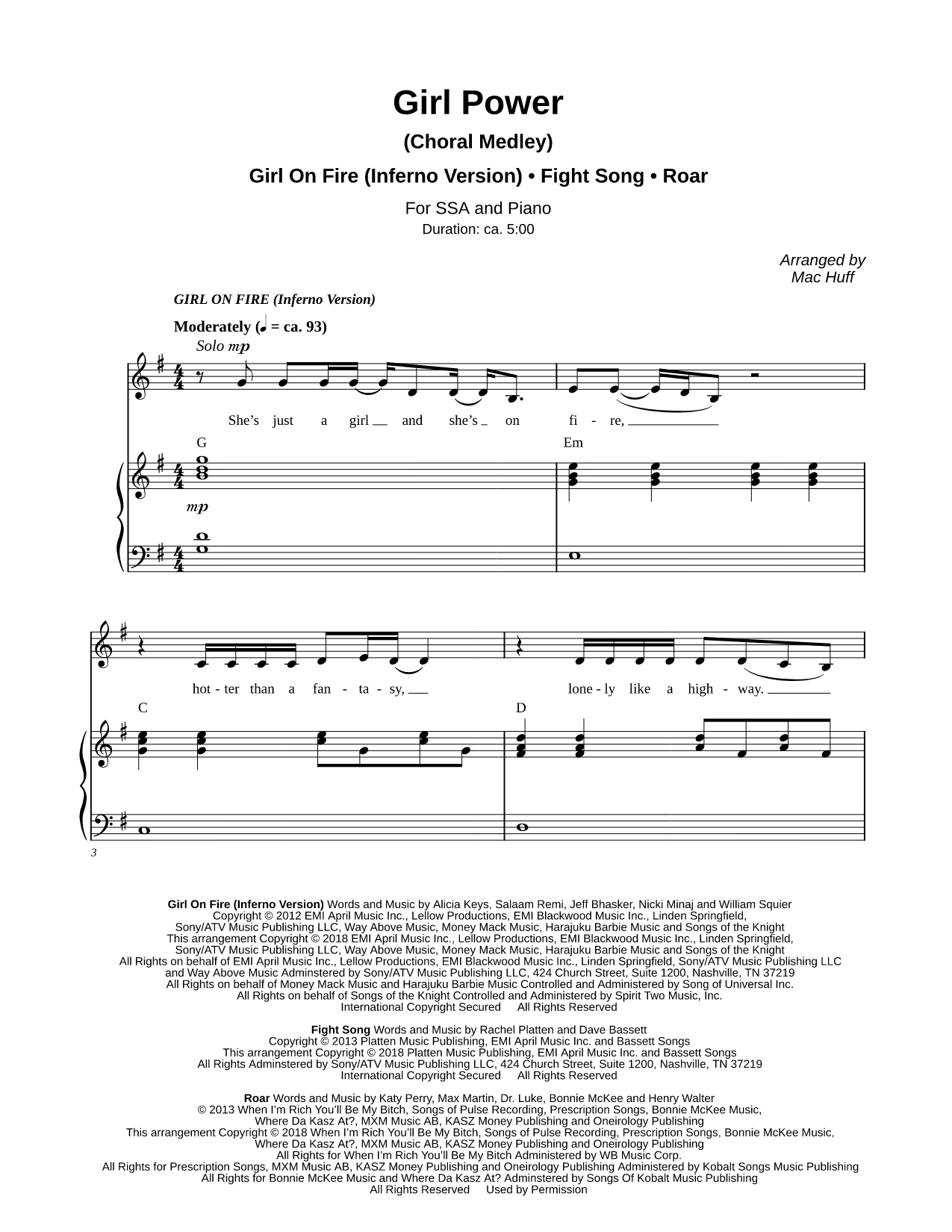 Girl Power (Choral Medley)