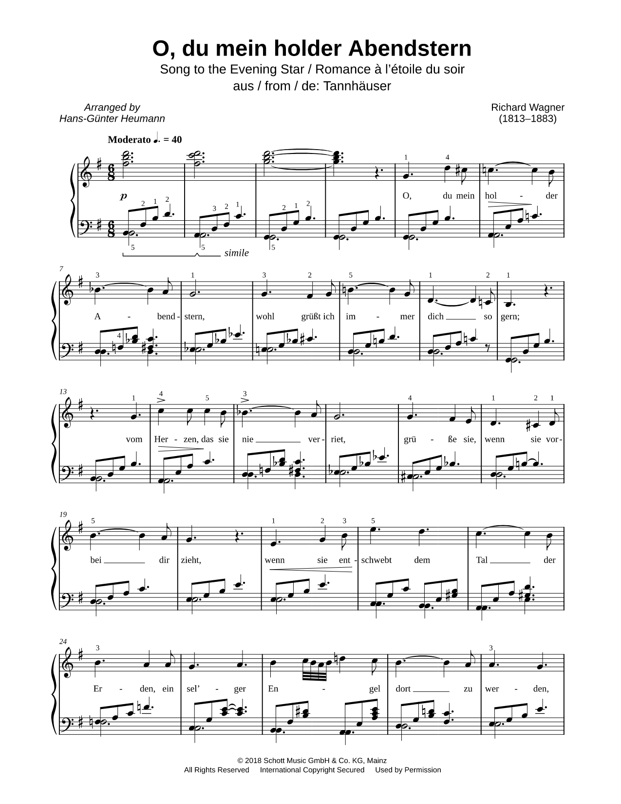 Song to the Evening Star