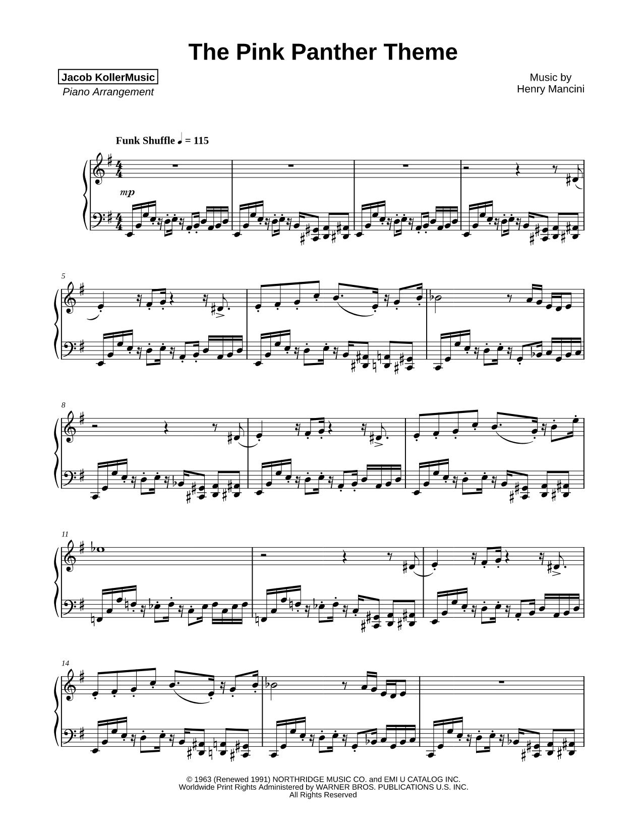 The Pink Panther Theme