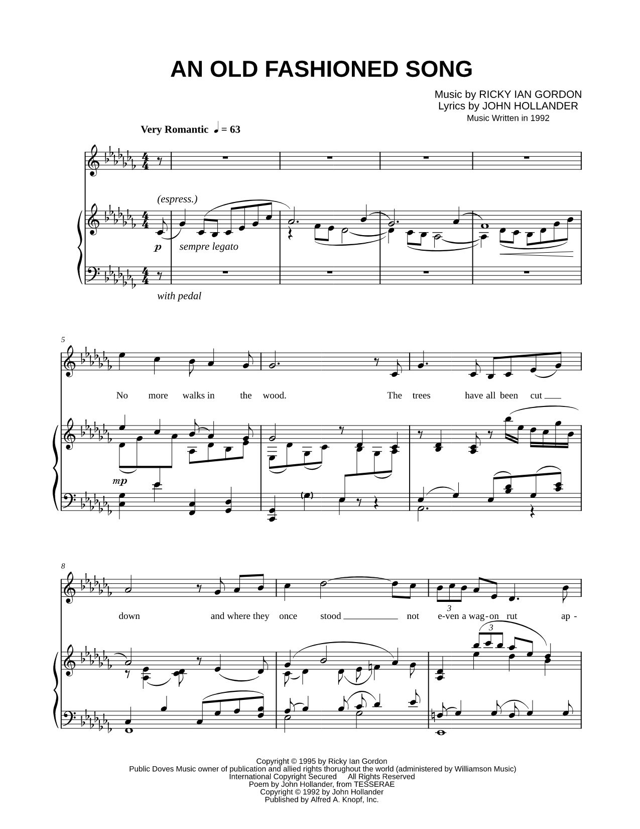 An Old Fashioned Song