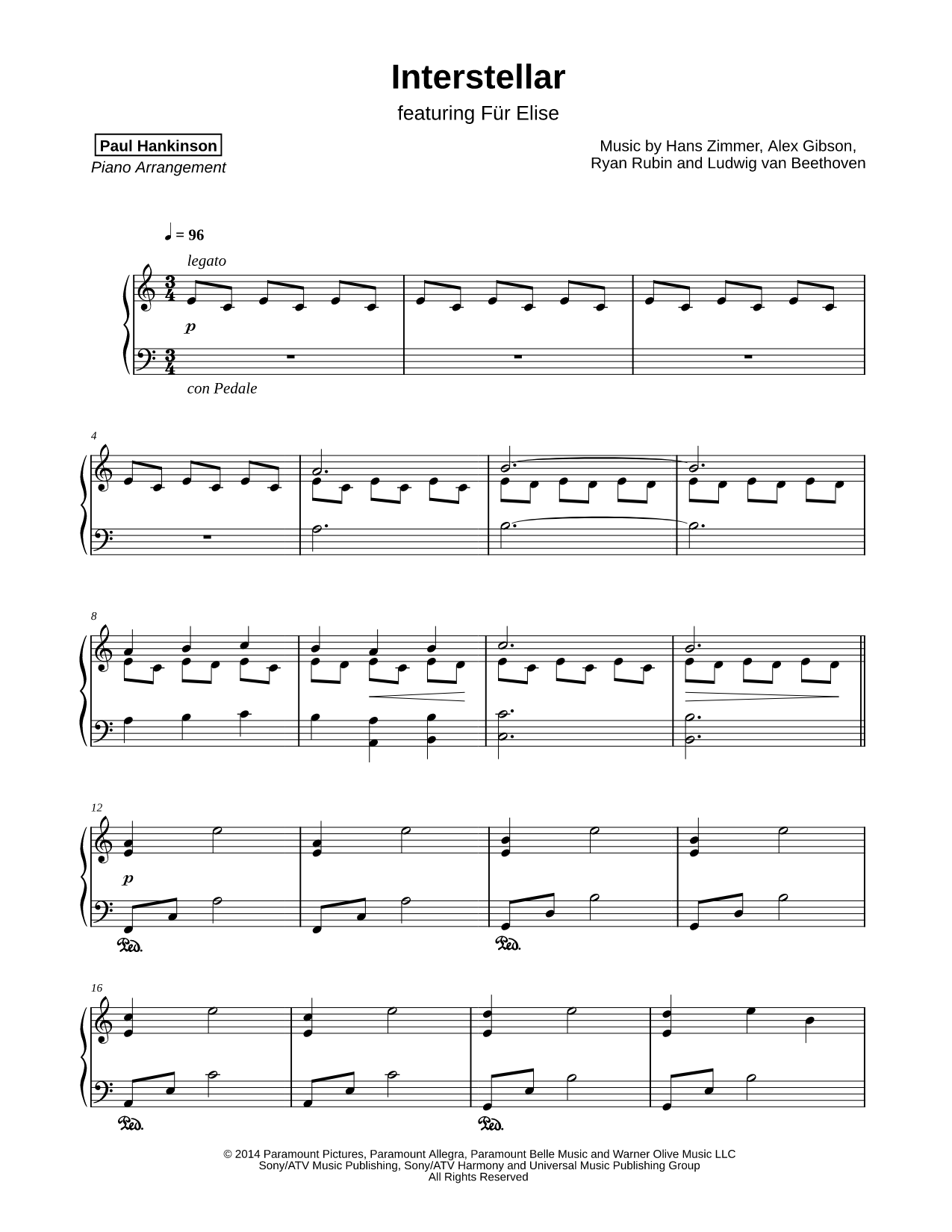Interstellar (featuring Für Elise)
