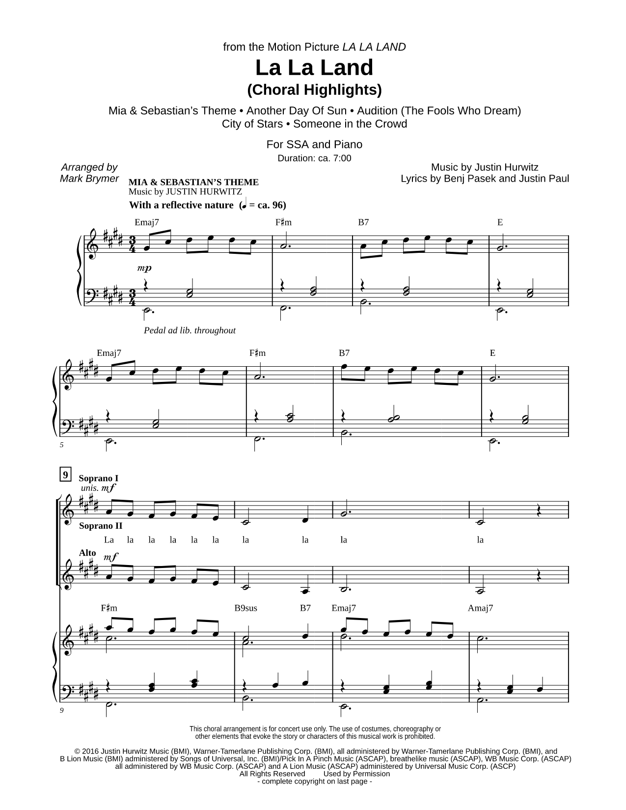 La La Land (Choral Highlights)