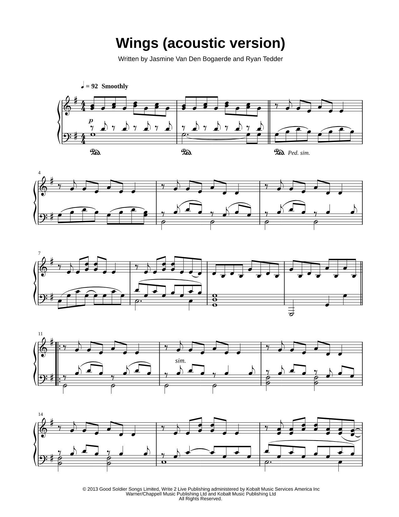 Wings (Acoustic Version)