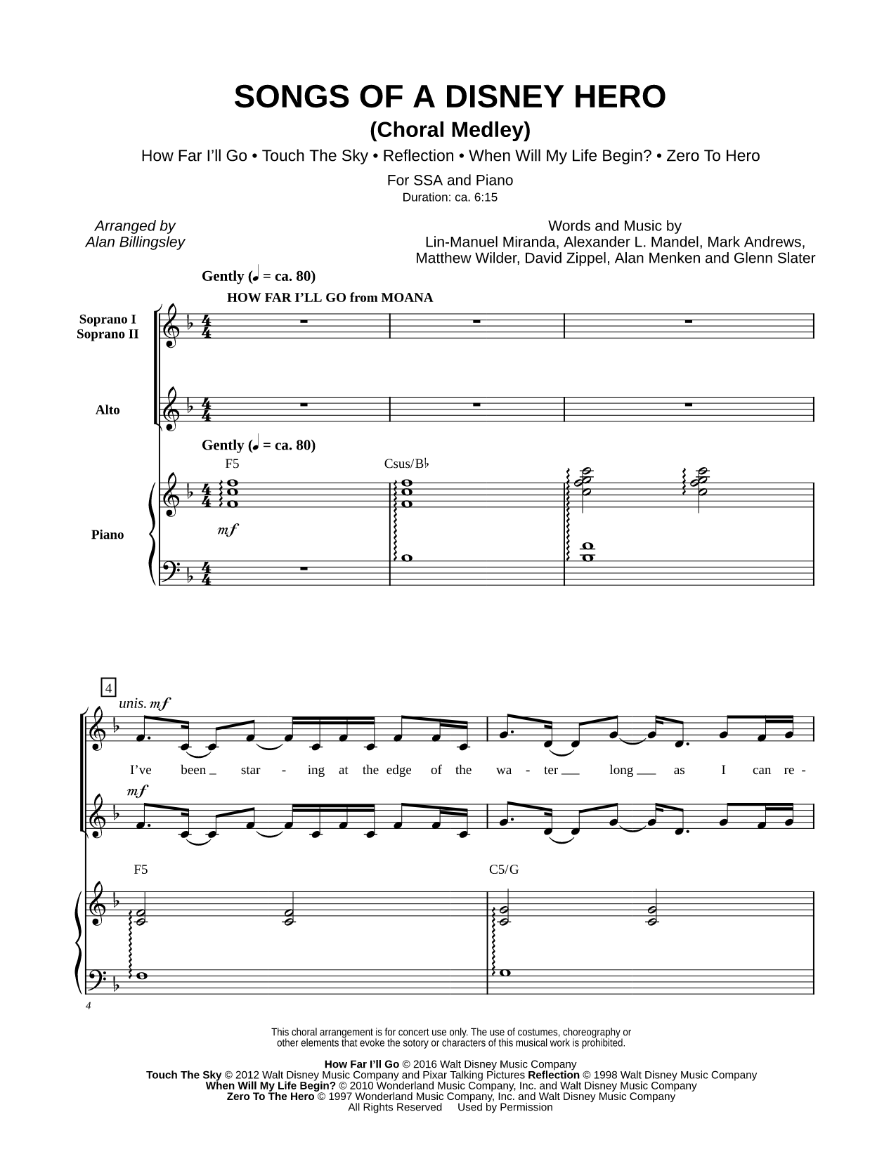Songs of a Disney Hero (Medley)