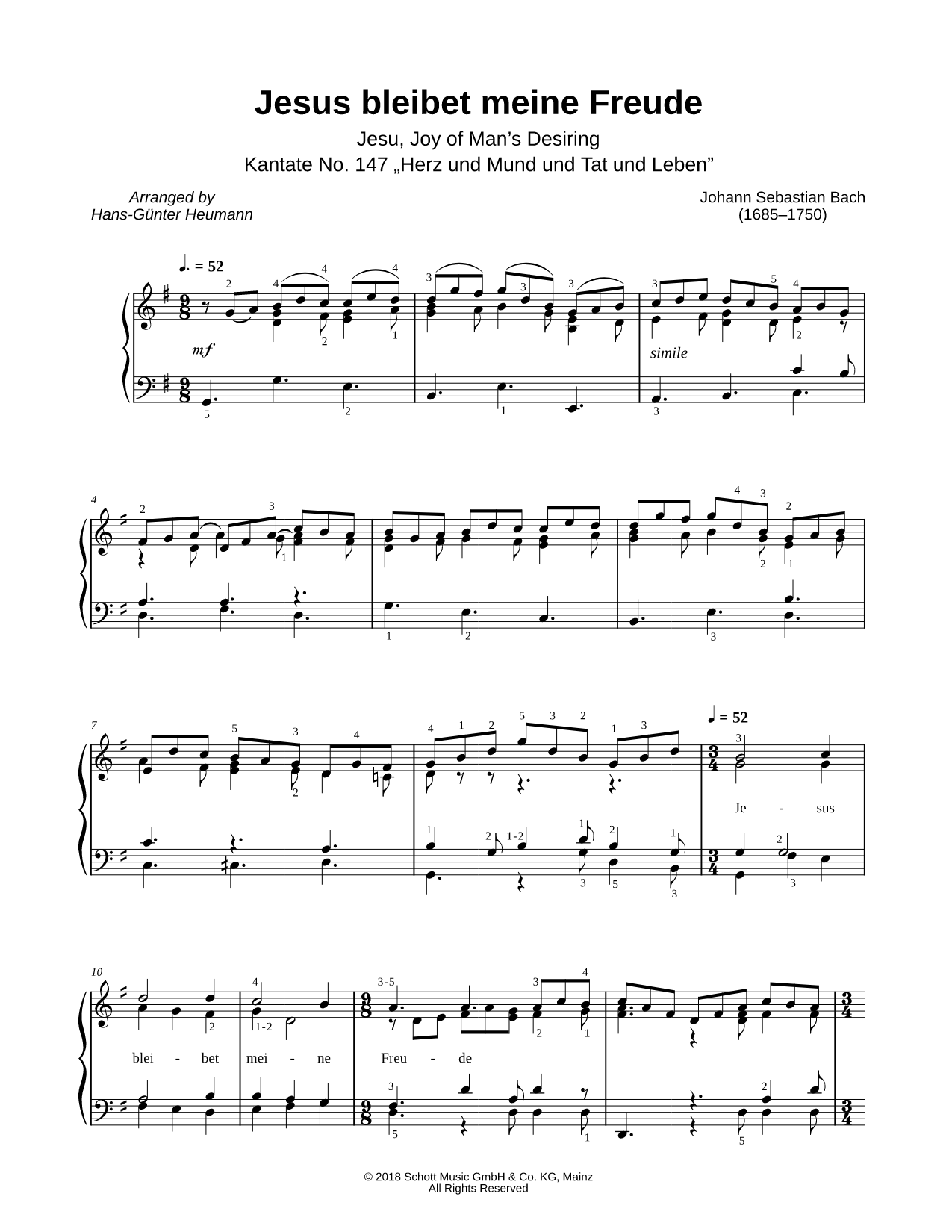 Jesu, Joy of Man's Desiring