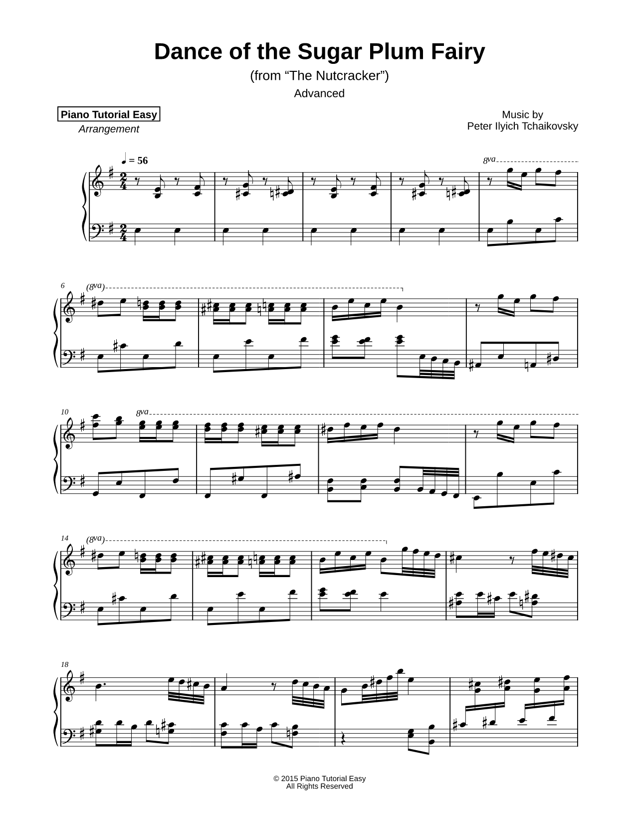 Dance of the Sugar Plum Fairy [advanced]