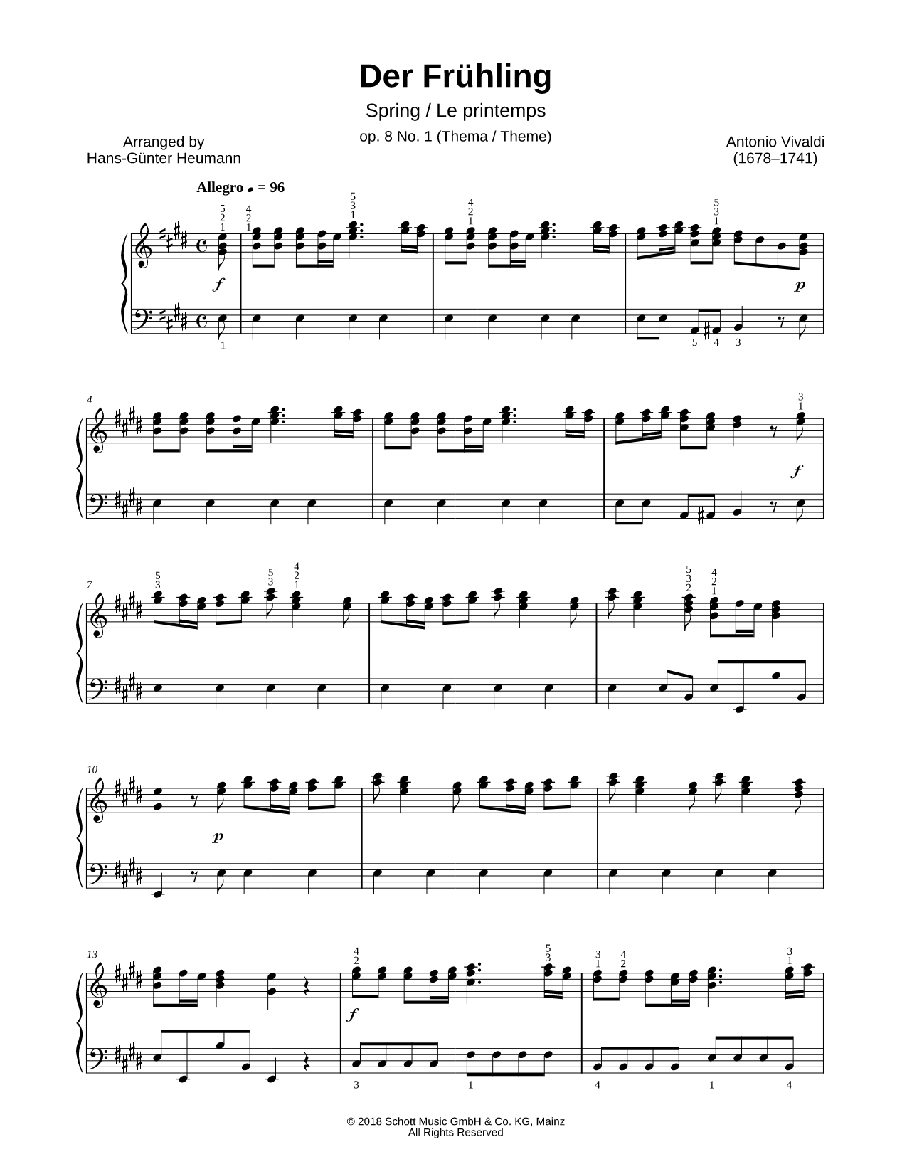Spring from the Four Seasons - Allegro