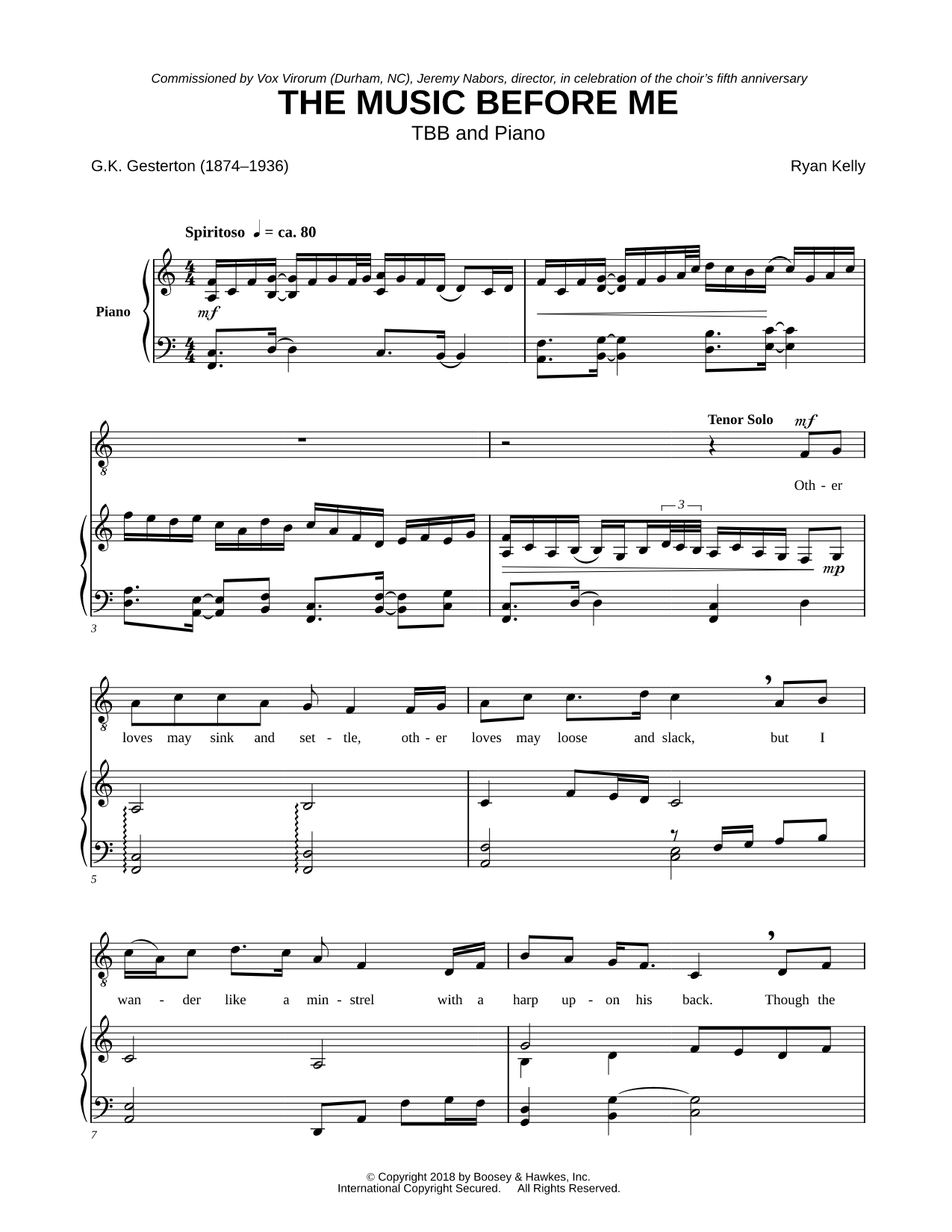 The Music Before Me